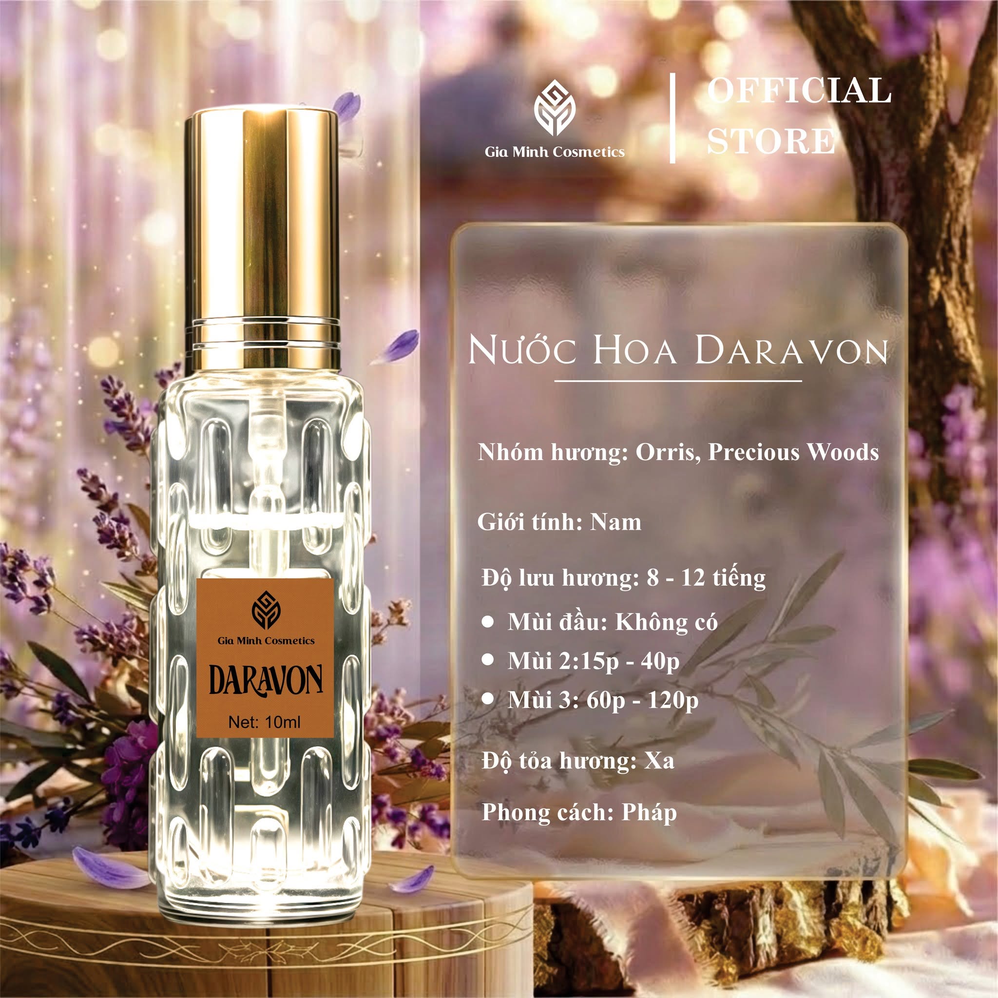DARAVON NO.06  BẢN LĨNH NAM TÍNH CUỐN HÚT ĐẦY MÊ HOẶC