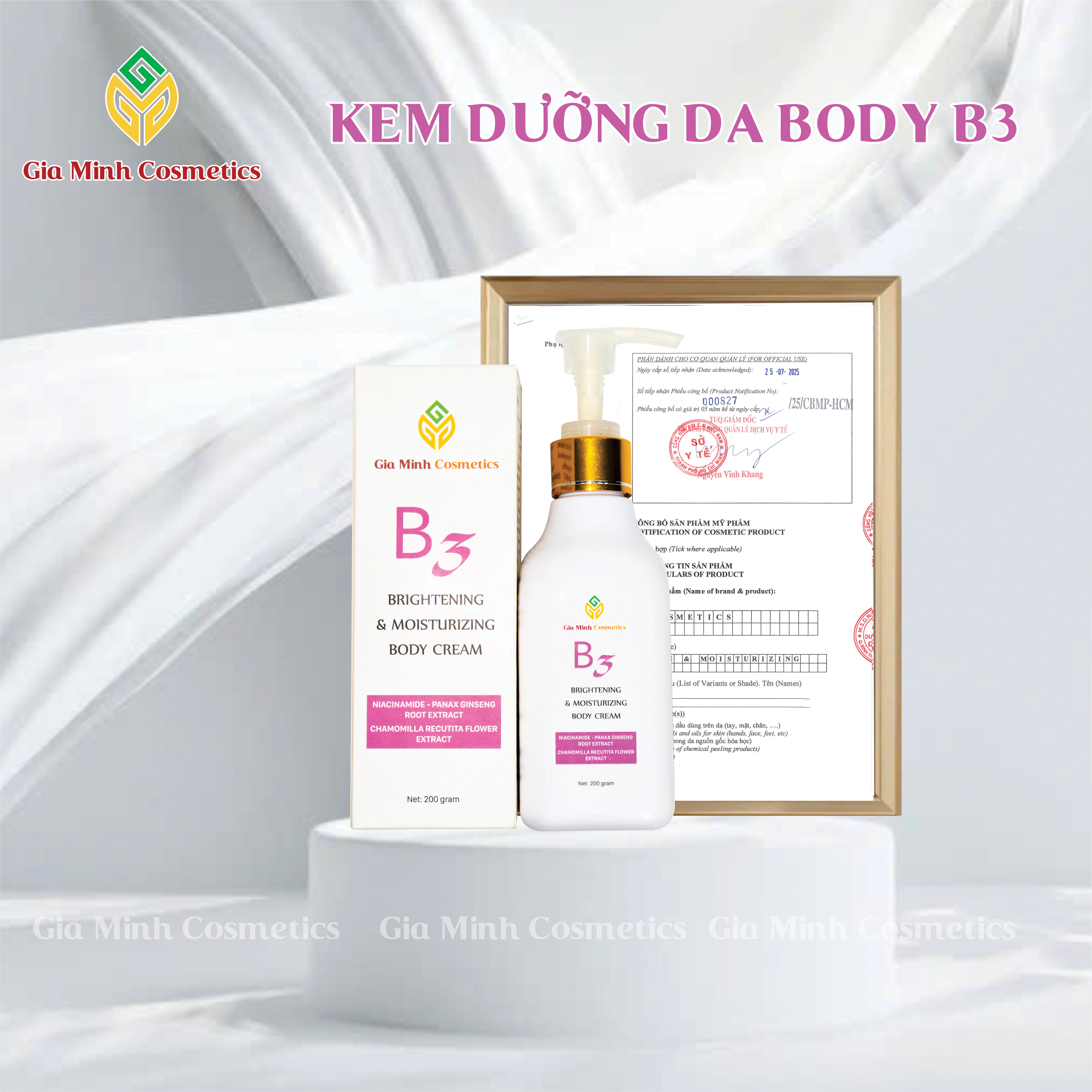 KEM DƯỠNG DA BODY B3