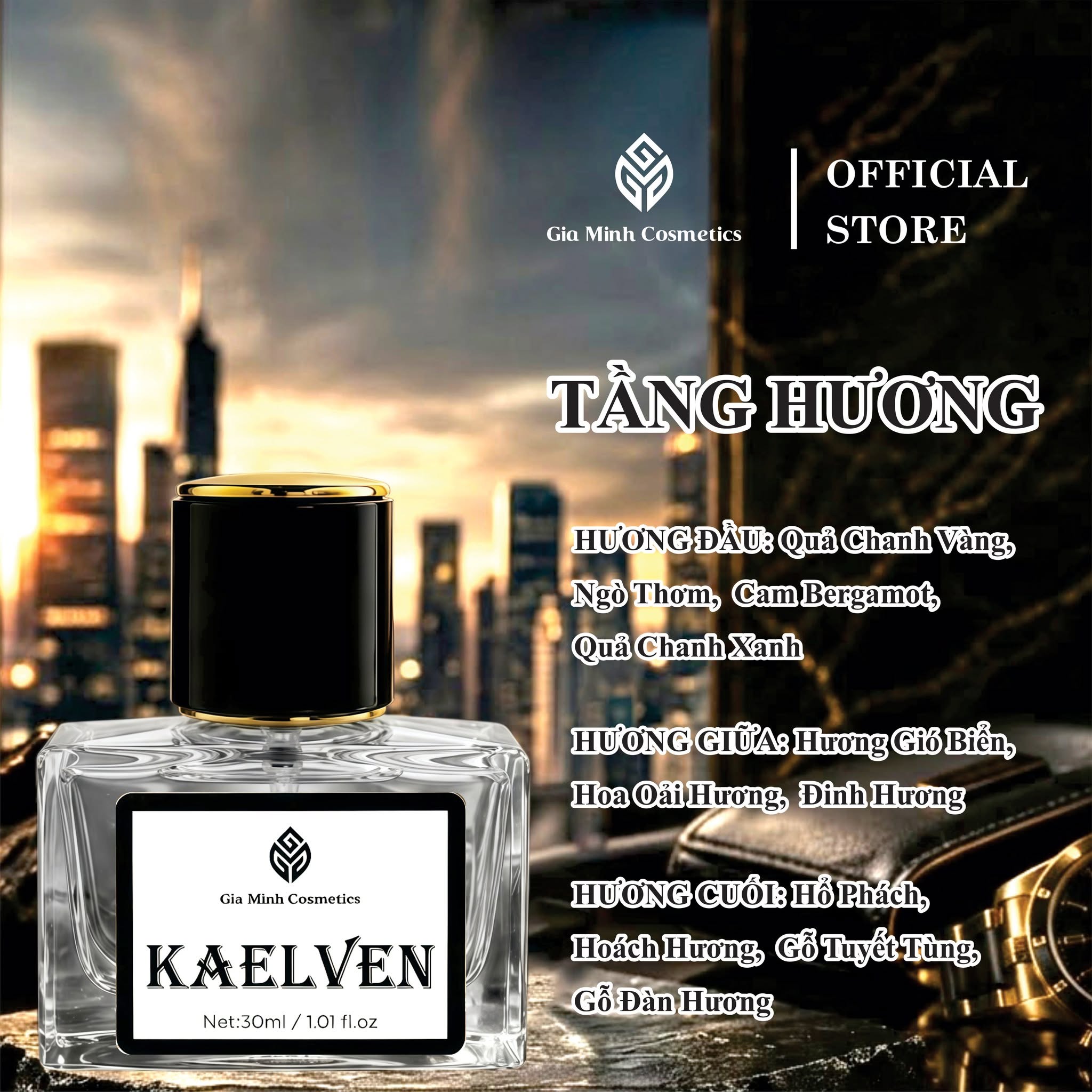 KAELVEN NO.01 - 30ML KHẲNG ĐỊNH PHONG CÁCH, DẪN LỐI BẢN LĨNH