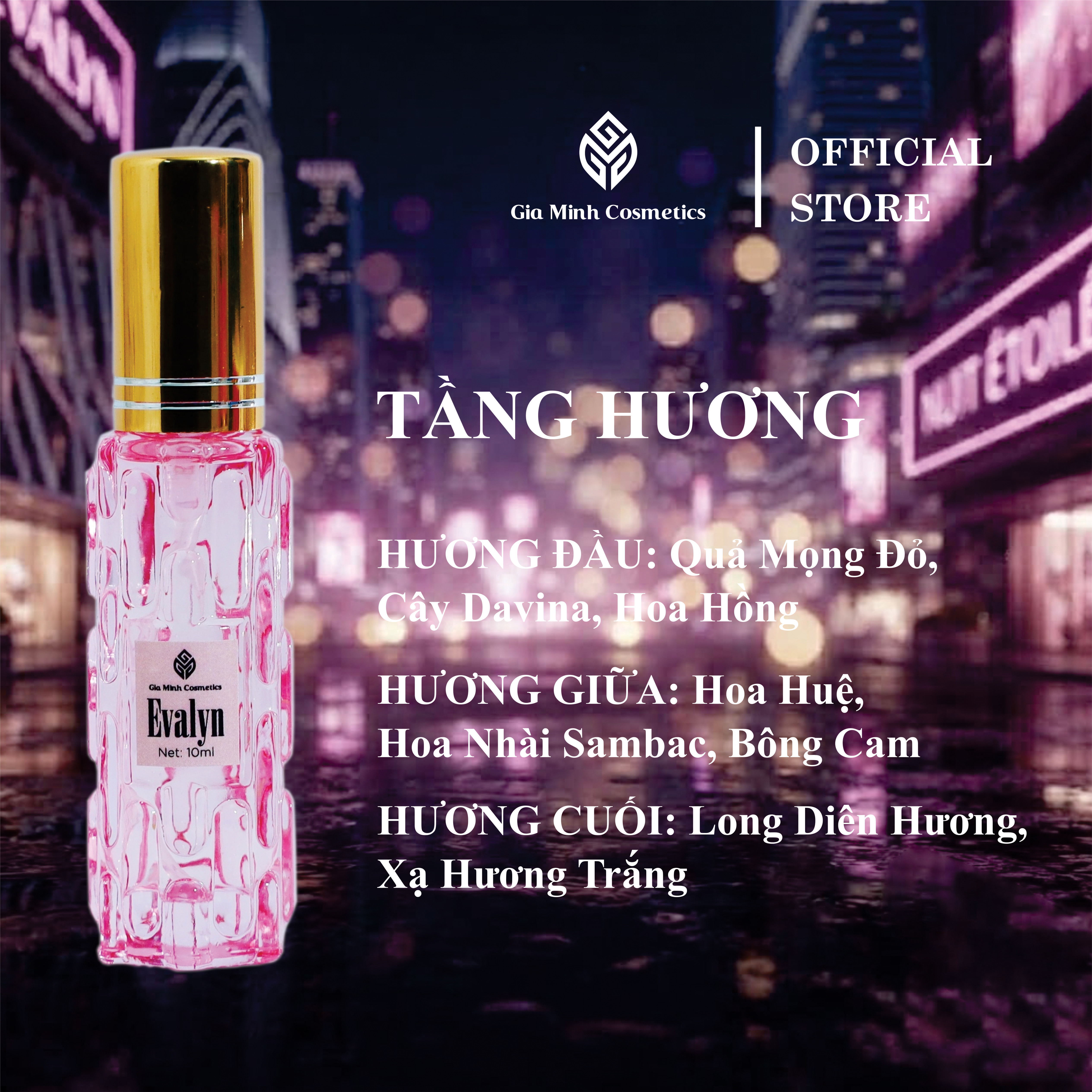 NƯỚC HOA EVALYN ĐÁNH THỨC VẺ ĐẸP KIÊU KỲ PHONG CÁCH PHÁP
