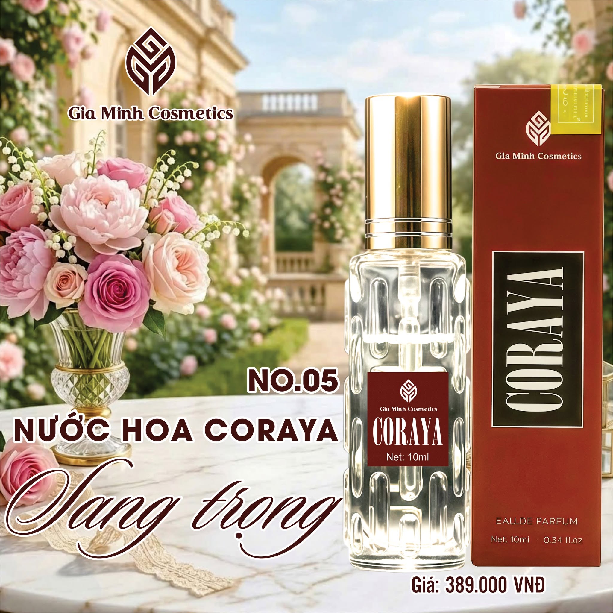 CORAYA NO.05 - BẢN GIAO HƯỞNG HƯƠNG HOA TỪ PHÁP