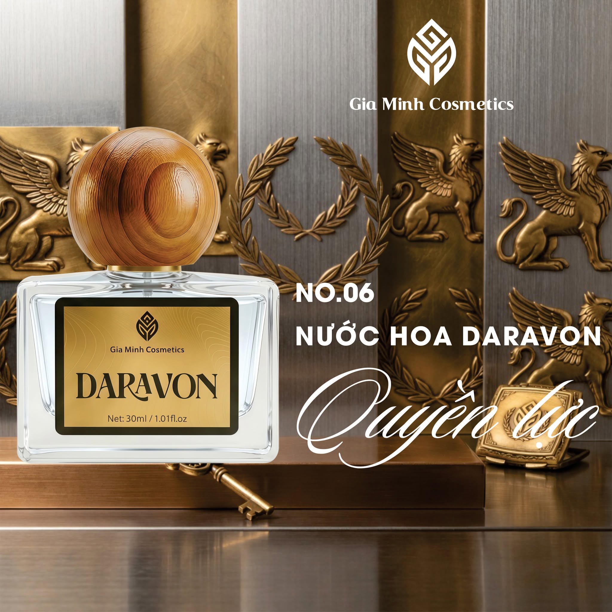 DARAVON NO.06 30ML KHẲNG ĐỊNH DẤU ẤN CỦA NGƯỜI ĐÀN ÔNG HIỆN ĐẠI