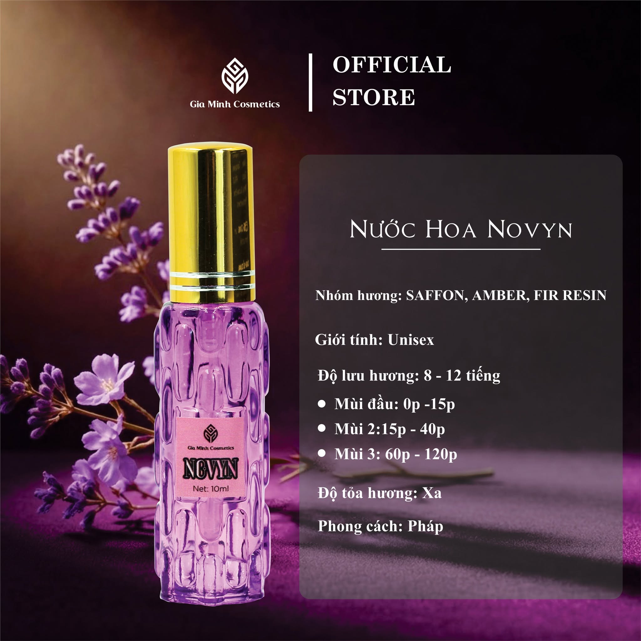 NO.02 NOVYN BÍ ẨN TRONG TỪNG TẦNG HƯƠNG