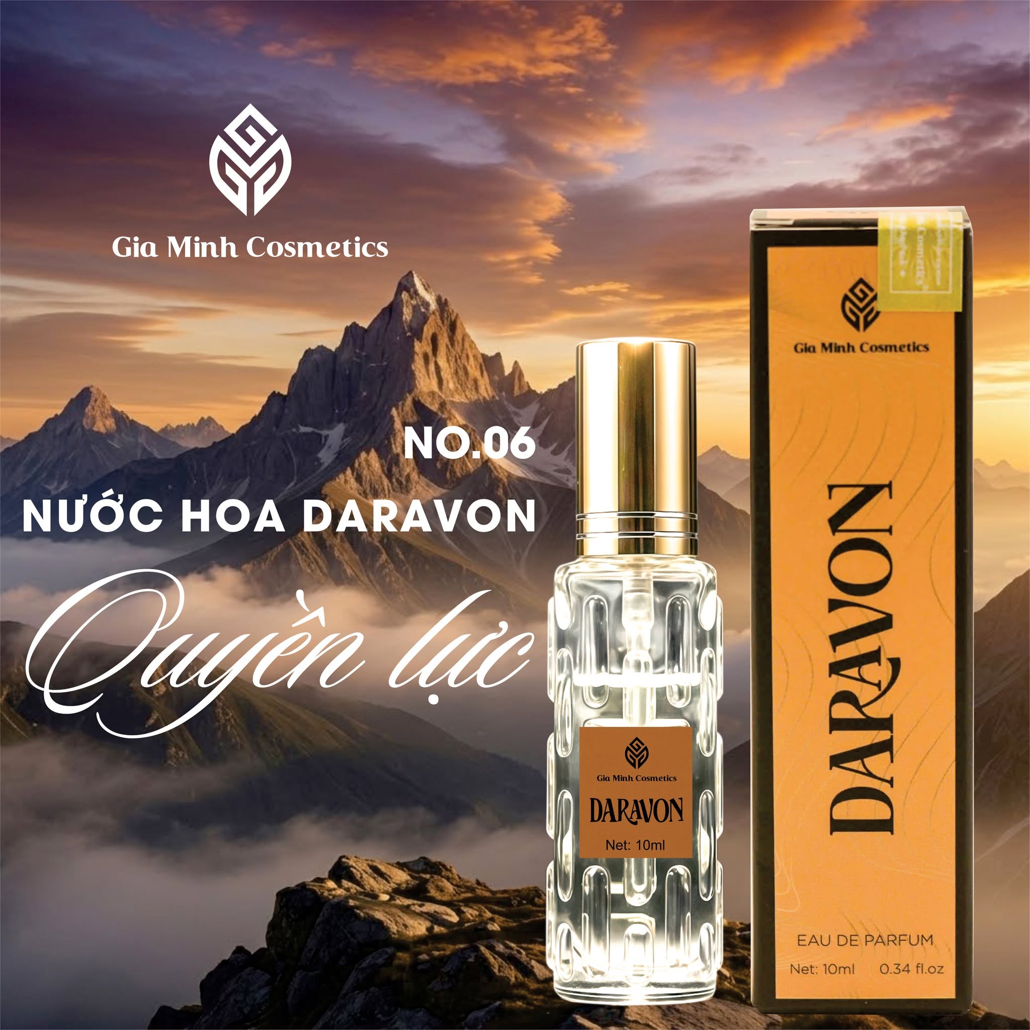 DARAVON NO.06  BẢN LĨNH NAM TÍNH CUỐN HÚT ĐẦY MÊ HOẶC