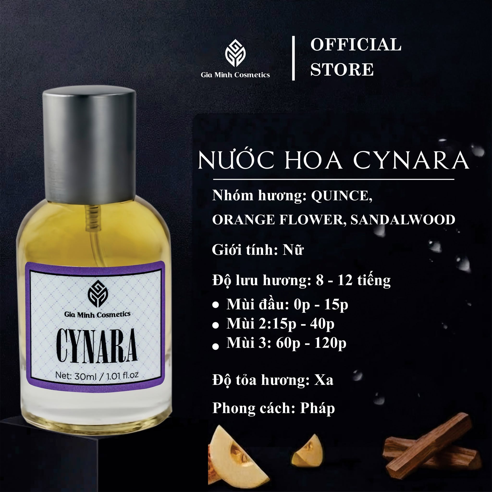 CYNARA 30ML HƯƠNG THƠM CỦA SỰ TINH TẾ