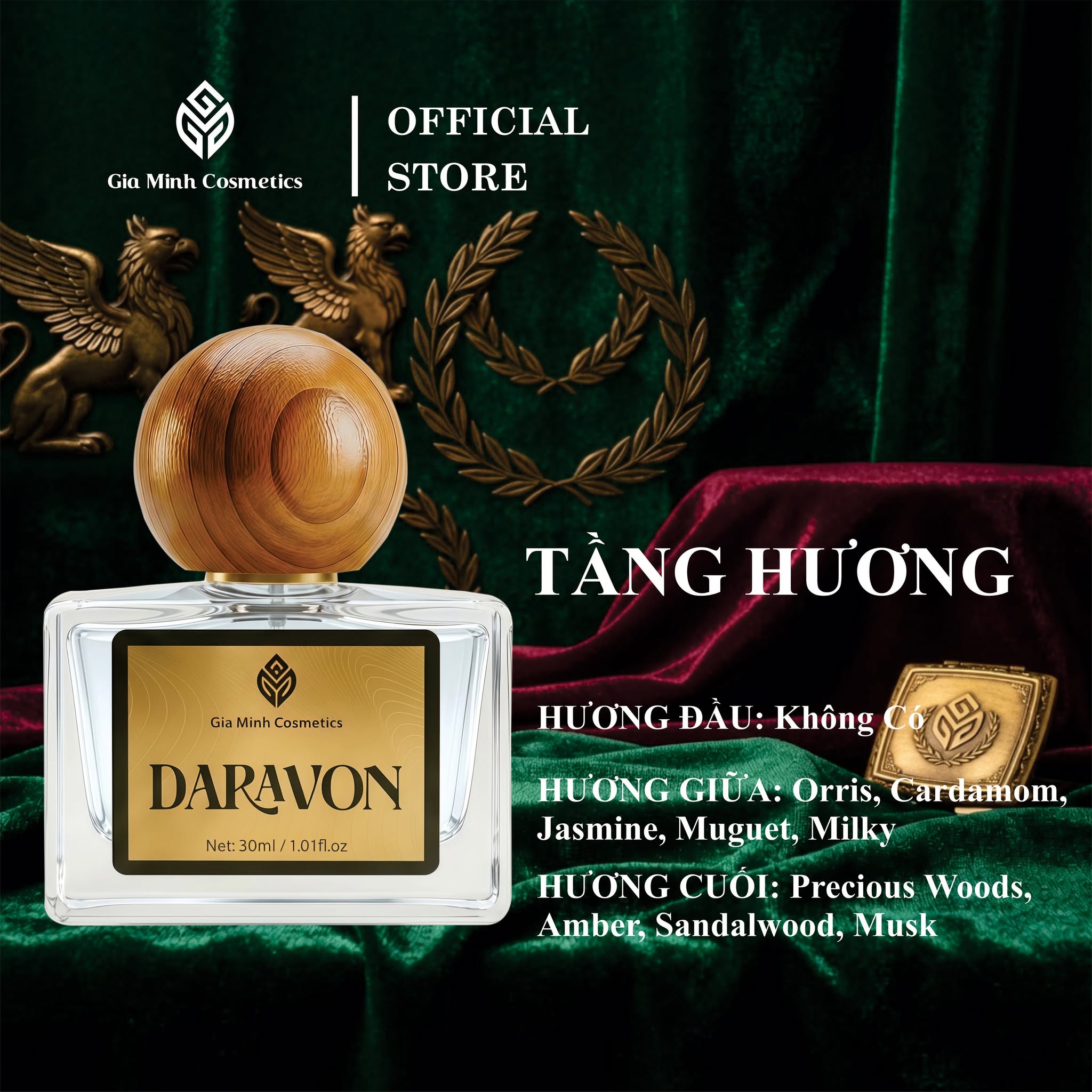 DARAVON NO.06 30ML KHẲNG ĐỊNH DẤU ẤN CỦA NGƯỜI ĐÀN ÔNG HIỆN ĐẠI