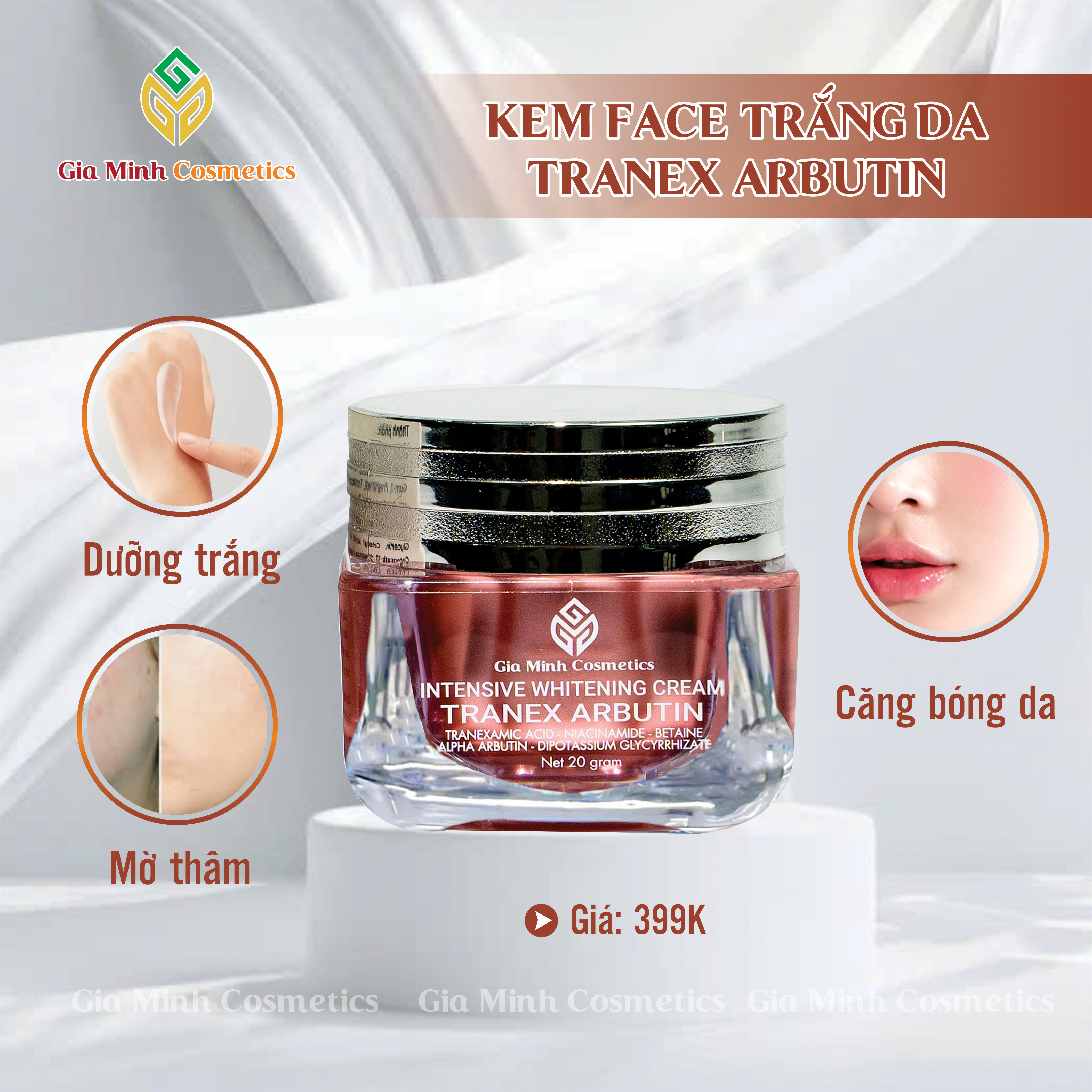 KEM FACE TRẮNG DA TRANEX ARBUTIN