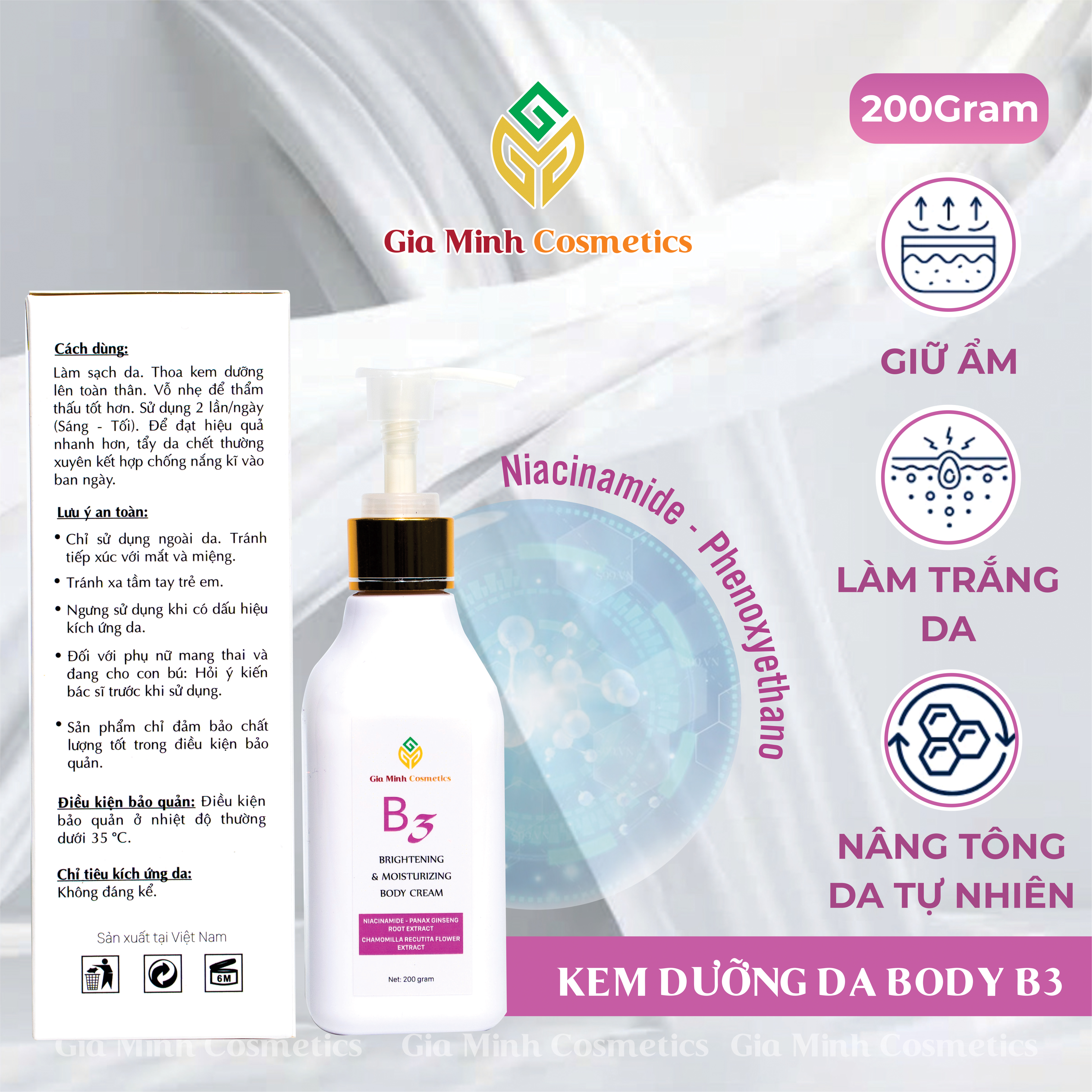 KEM DƯỠNG DA BODY B3