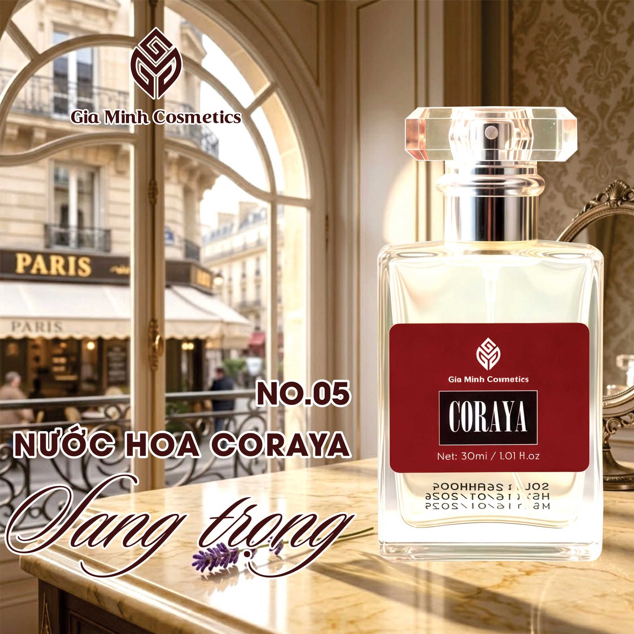 CORAYA NO.05 30ML NHỎ GỌN TINH TẾ CUỐN HÚT MỌI KHOẢNH KHẮC