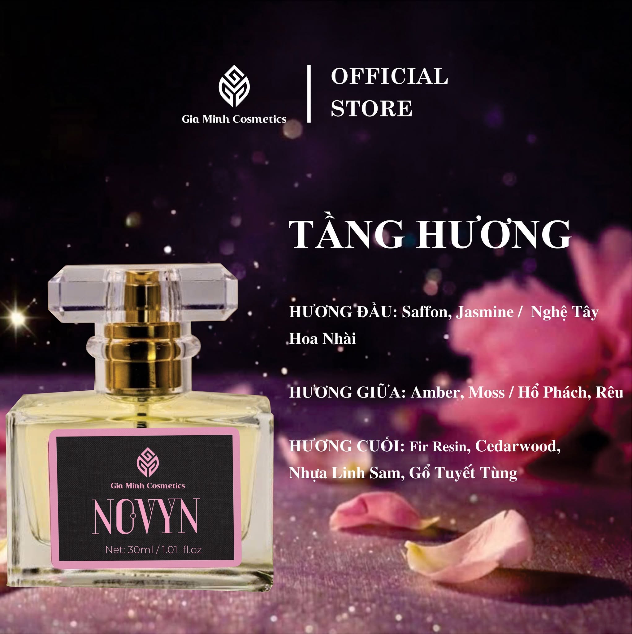 NO.02 NOVYN 30ML MÙI HƯƠNG CỦA SỰ KHÁC BIỆT