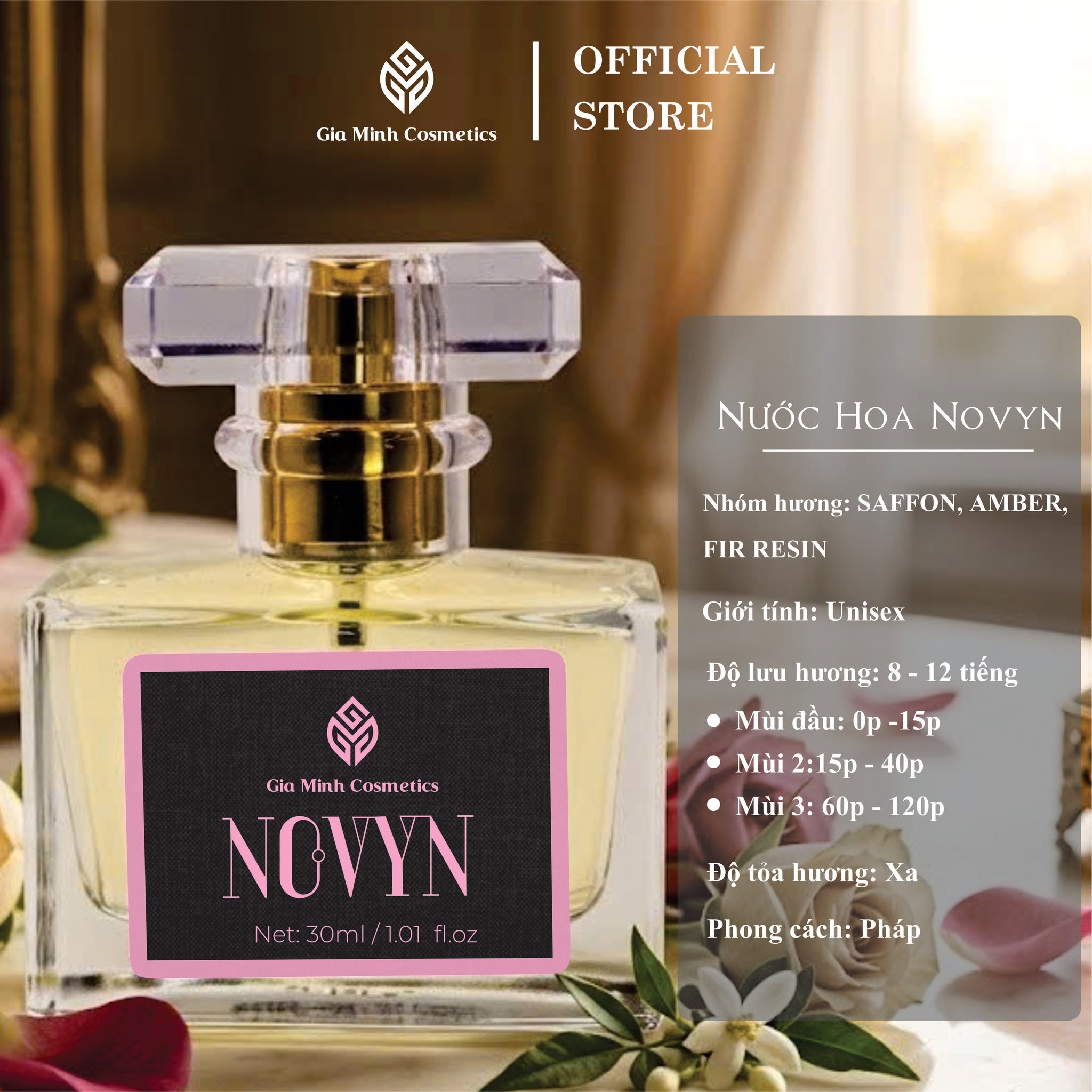 NO.02 NOVYN 30ML MÙI HƯƠNG CỦA SỰ KHÁC BIỆT