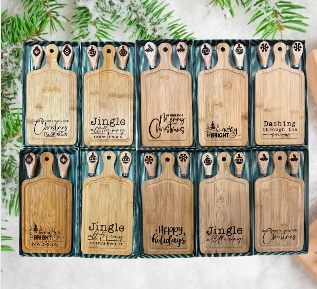 Custom Laser Cheese Board