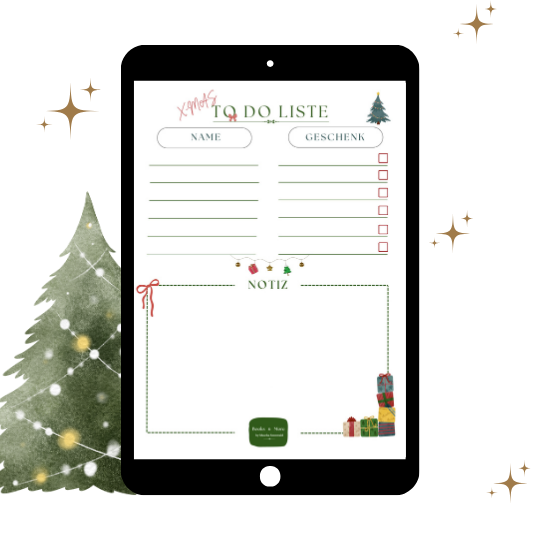 X-Mas Bundle - 4 Canva Vorlagen - Checklisten