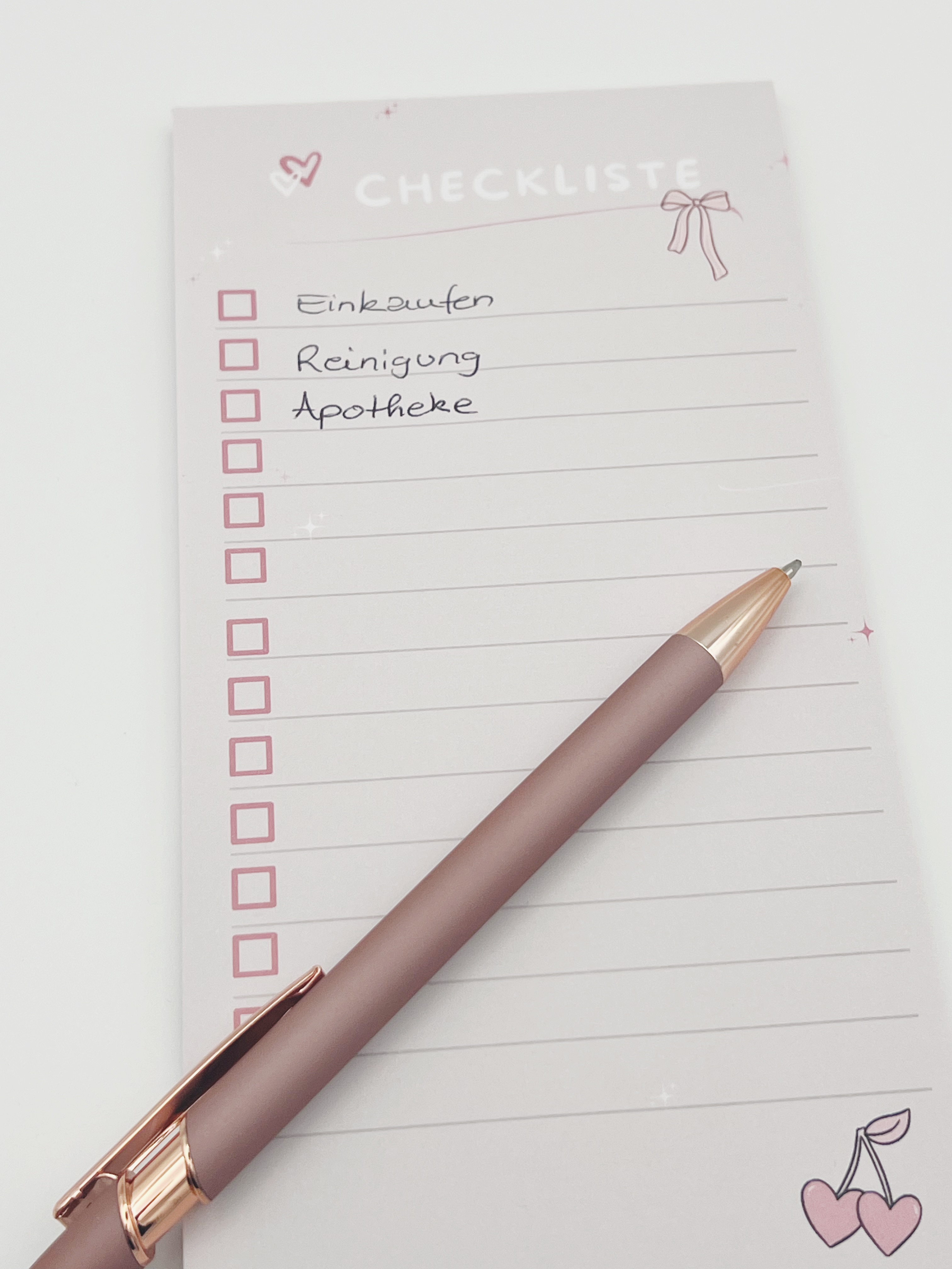 Checkliste "Girly"
