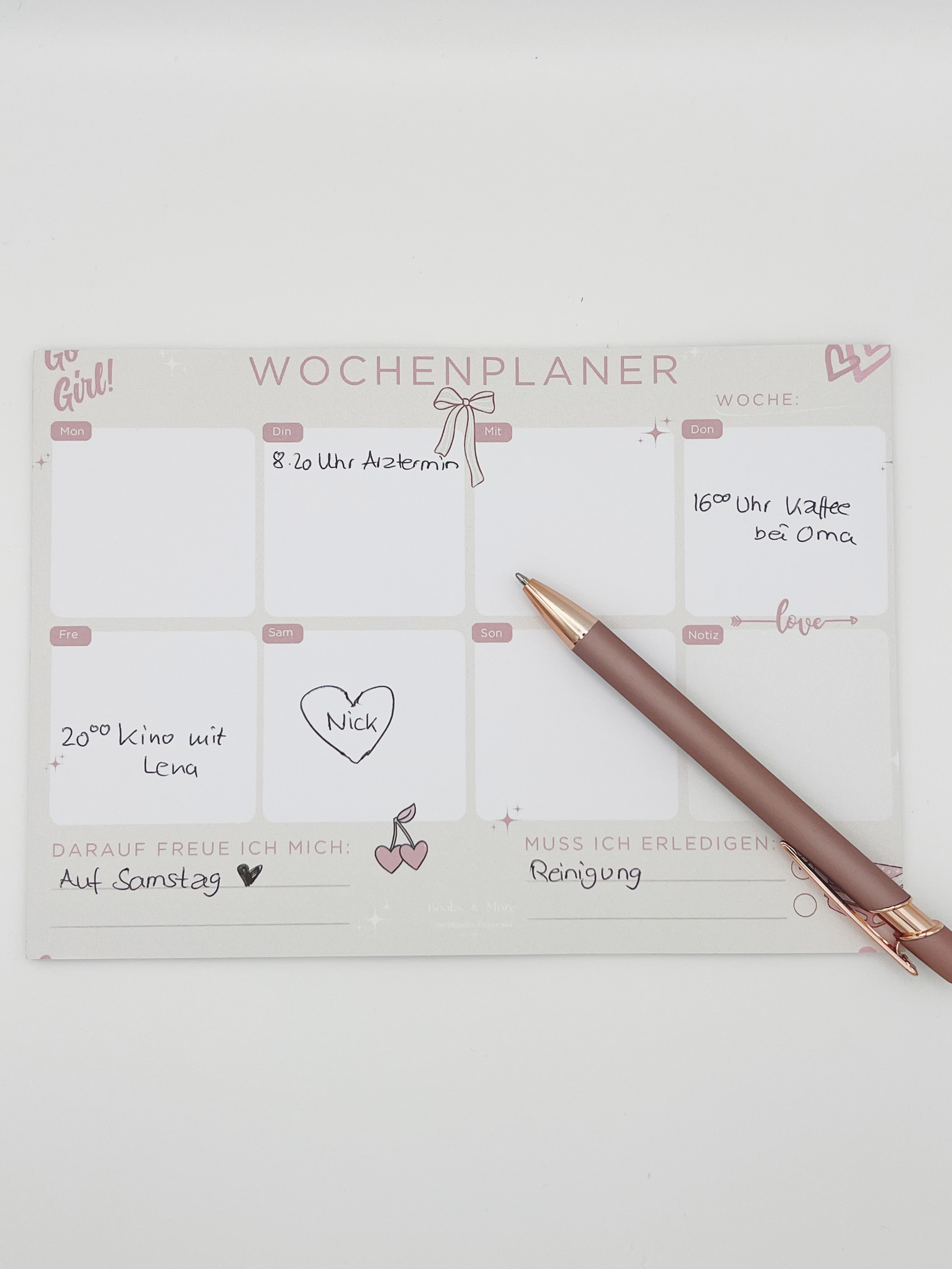 Wochenplaner Girly
