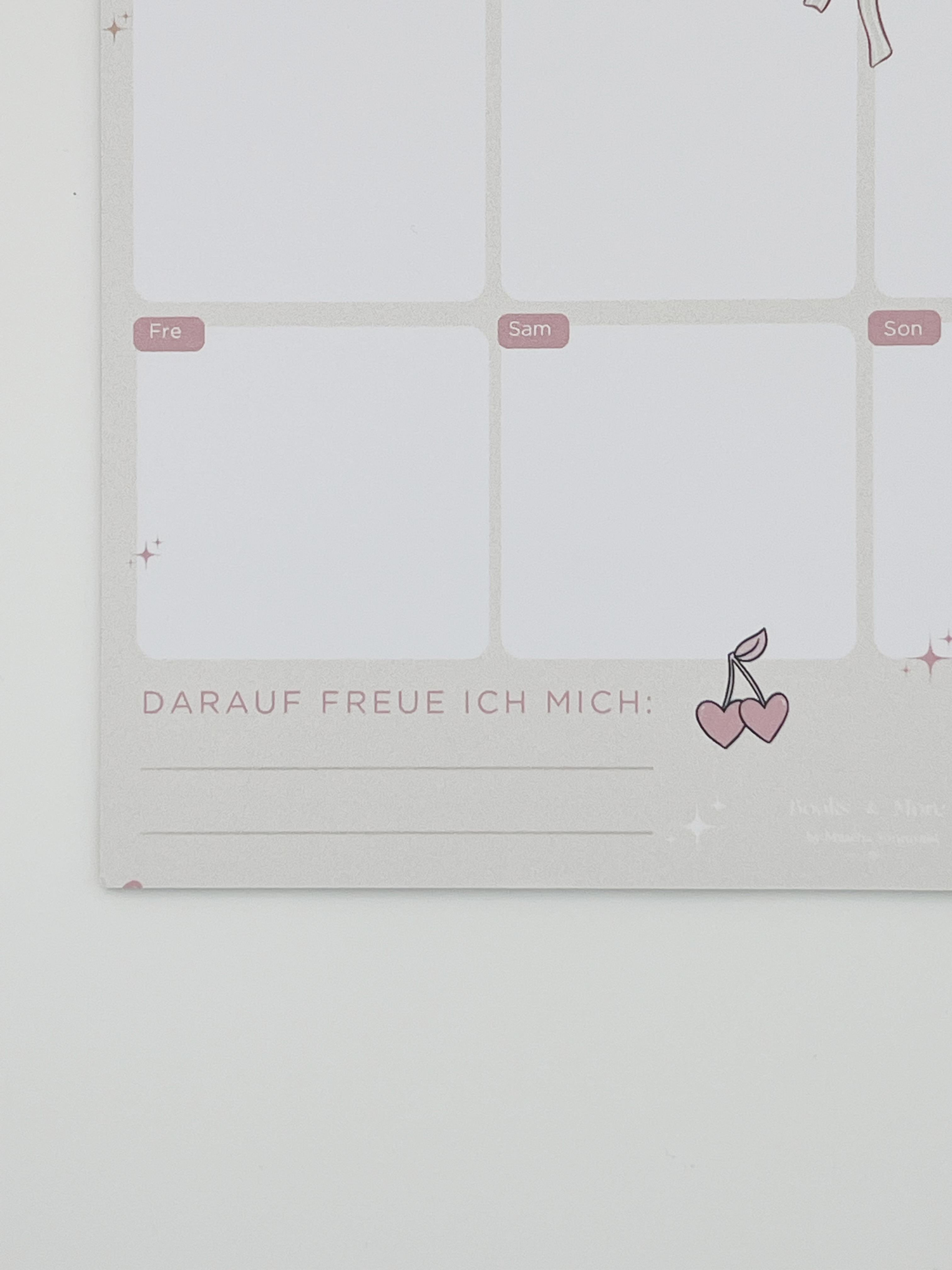 Wochenplaner Girly
