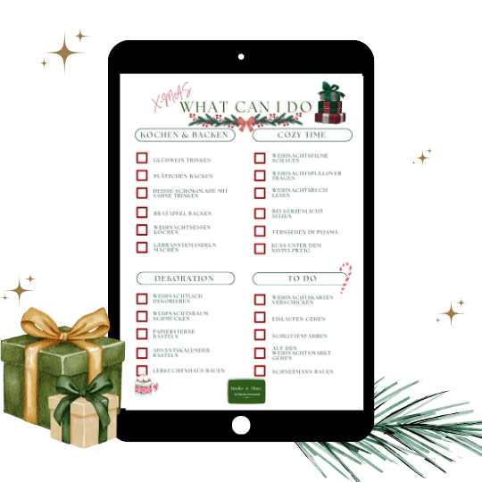 X-Mas Bundle - 4 Canva Vorlagen - Checklisten