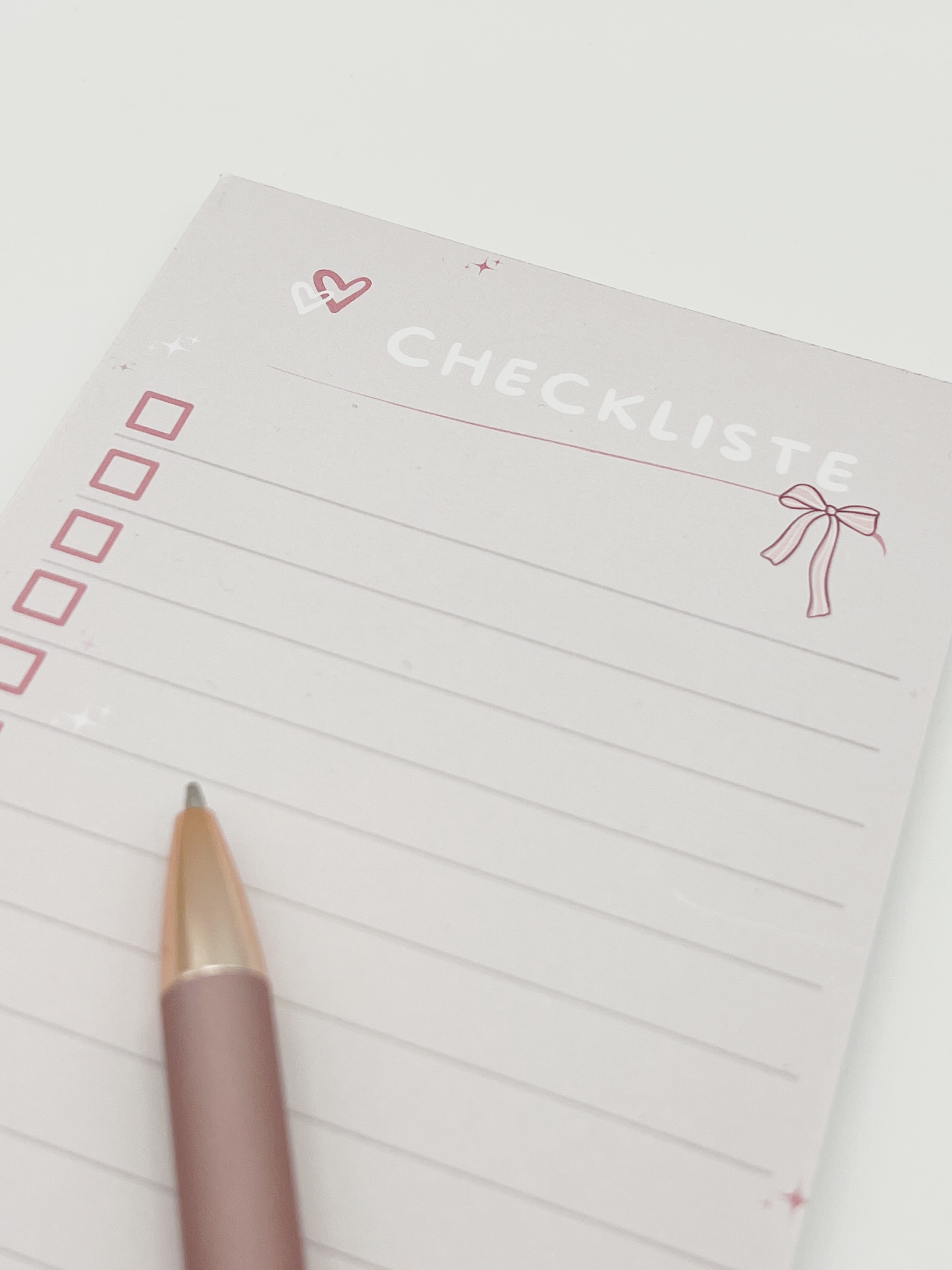 Checkliste "Girly"