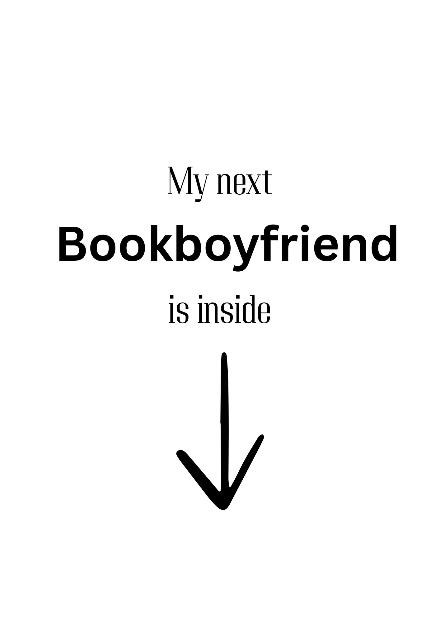 Stoffbeutel Bookboyfriend "inside"