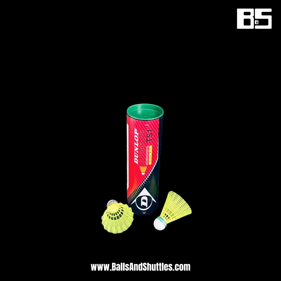 DUNLOP ULTRAFLITE TS1 Shuttlecock | DUNLOP Badminton Shuttlecock | DUNLOP Nylon Shuttlecock