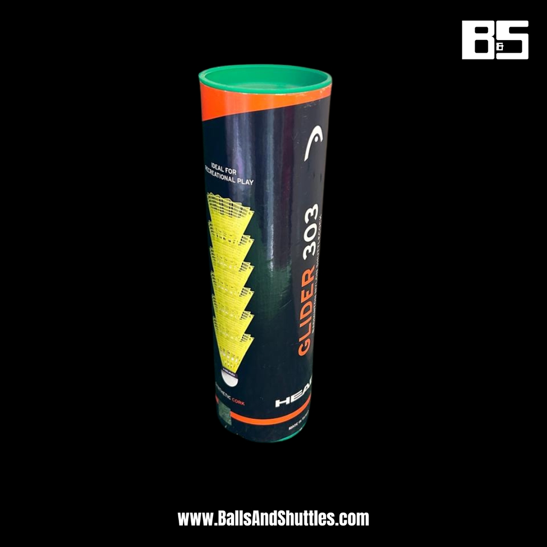 HEAD GLIDER 303 Shuttlecock | HEAD Badminton Shuttlecock | HEAD Nylon Shuttlecock