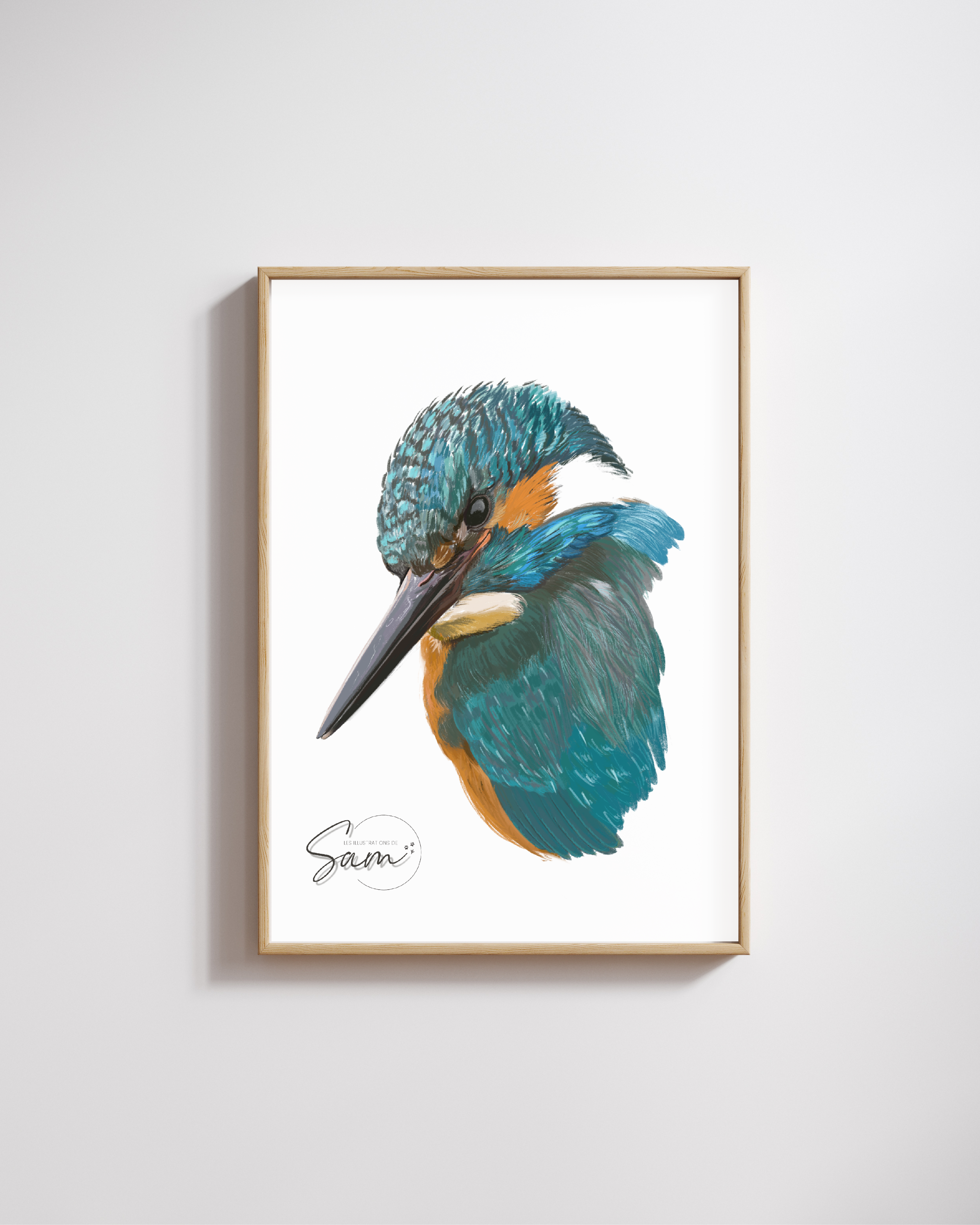 Impression d'Art Martin Pêcheur - Edition limitée