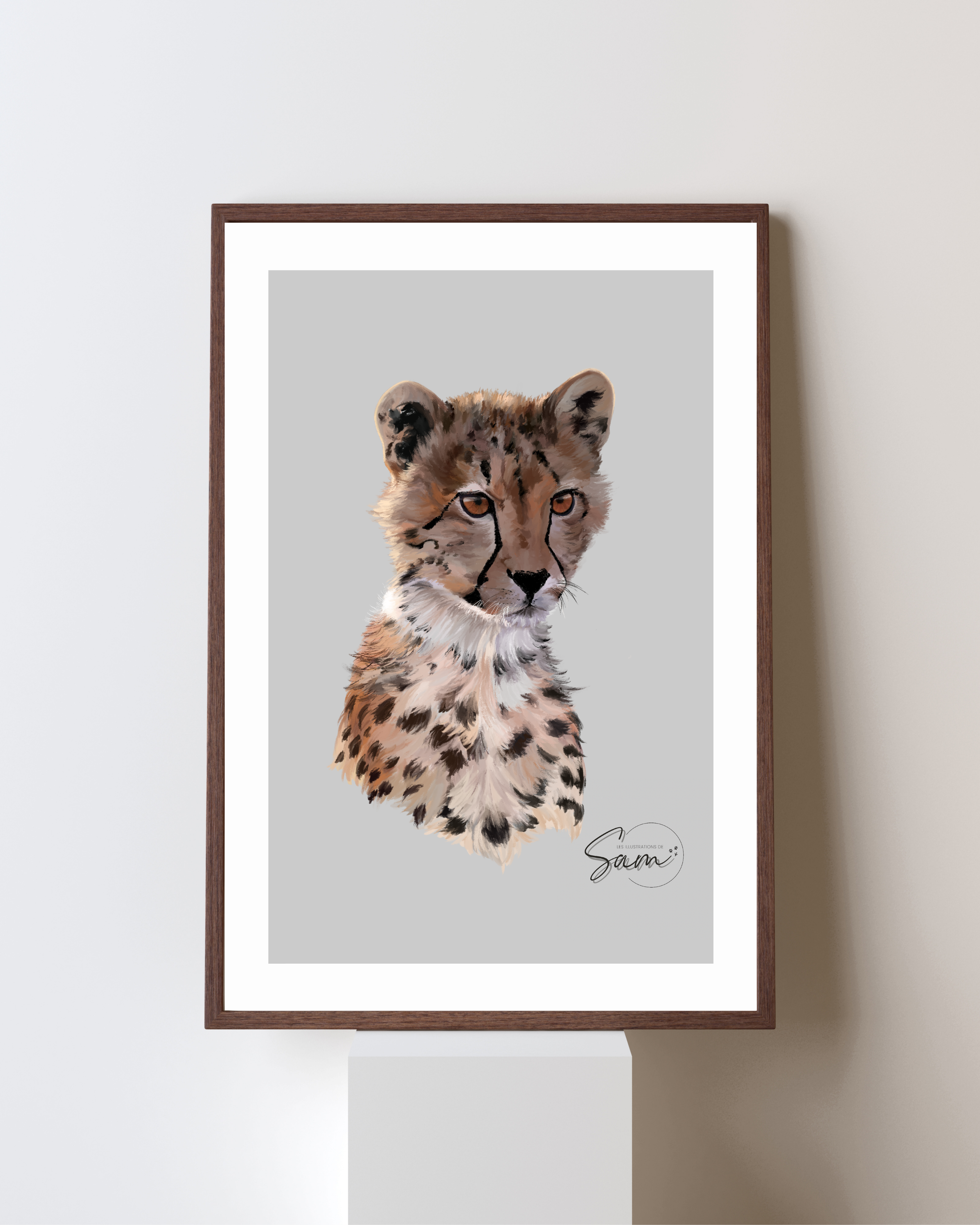 Impression d'Art d'un Guépard