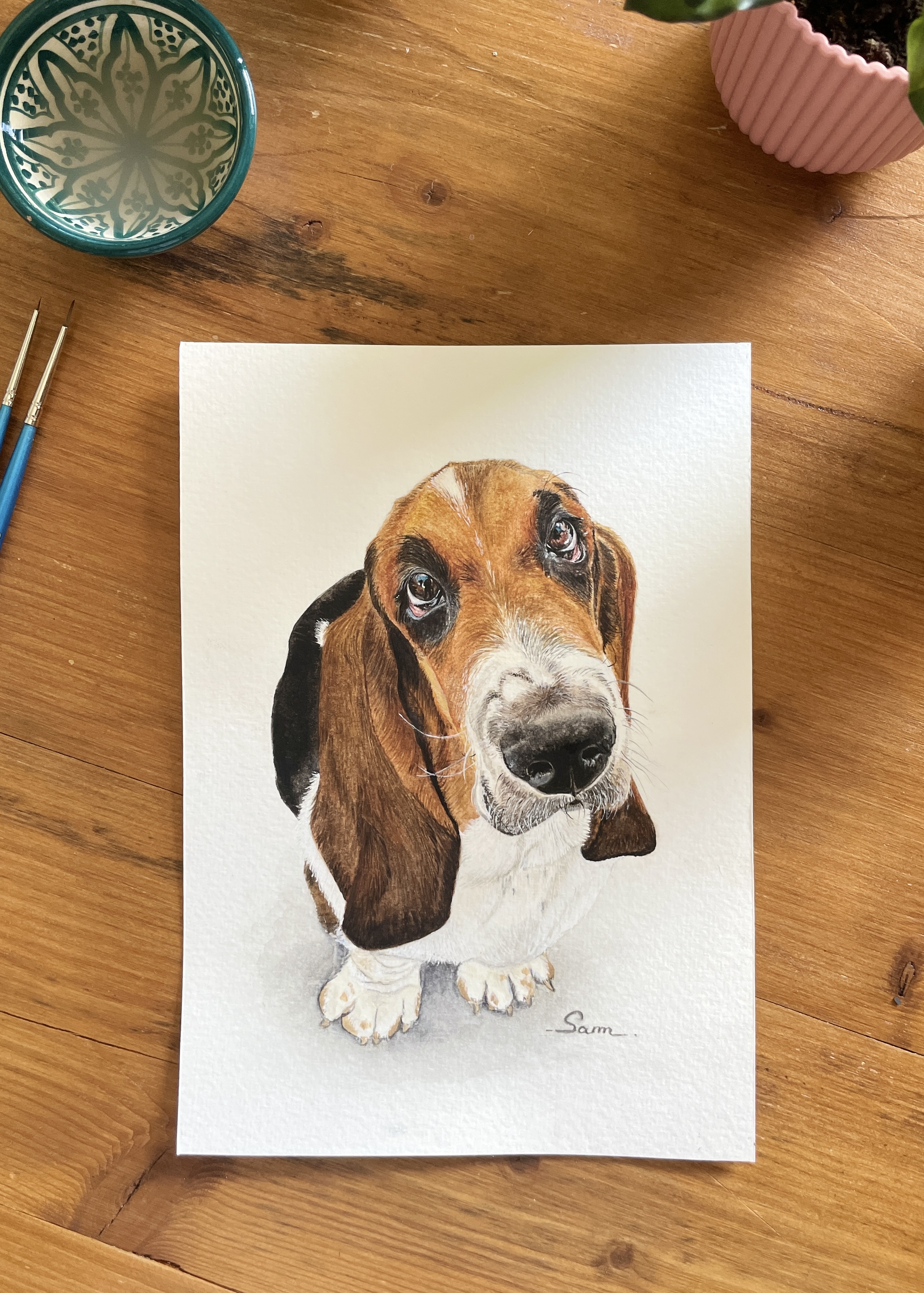 Portrait personnalisé pour 1 animal 