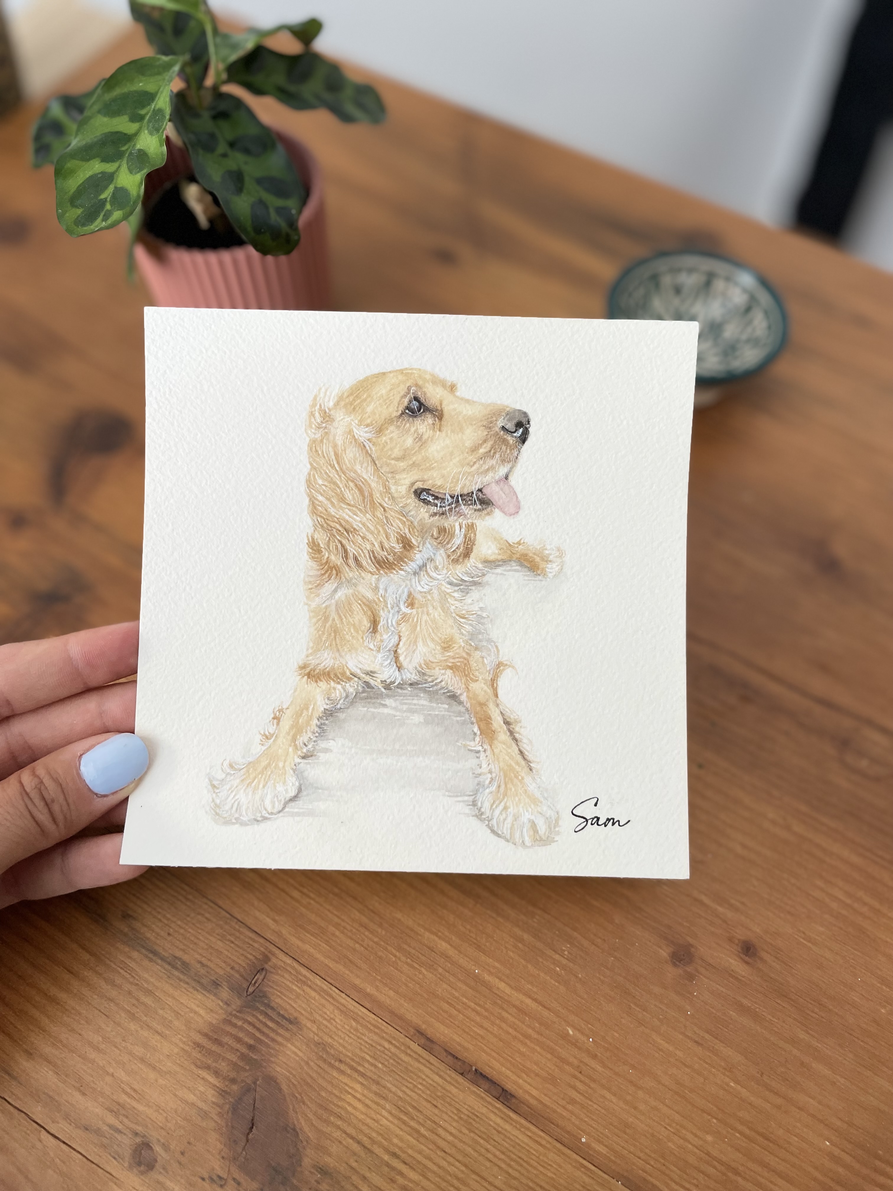 Portrait personnalisé pour 1 animal 