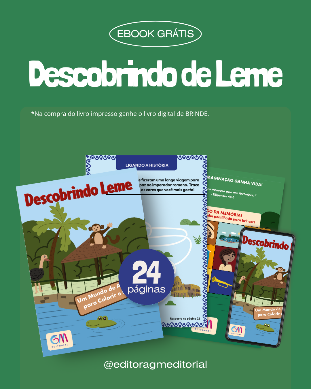 DESCOBRINDO LEME, Um Mundo de Aventuras para Colorir e Brincar!