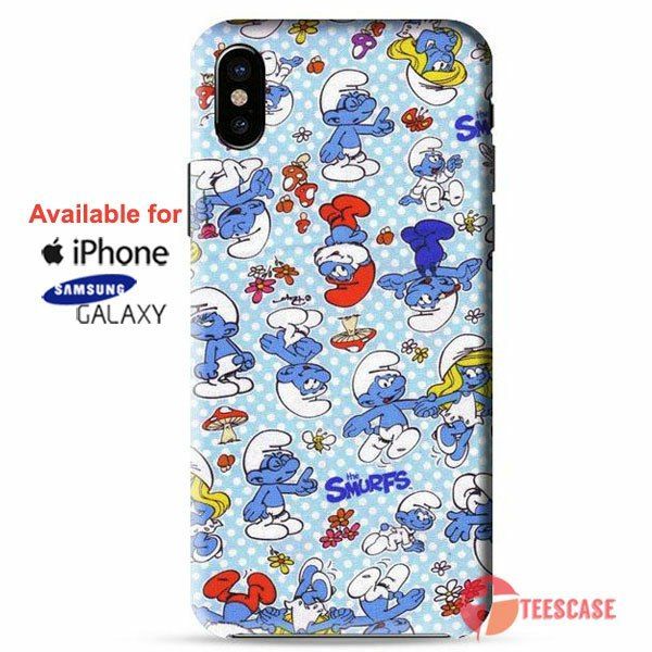 Smurfs Pattern Phone Case