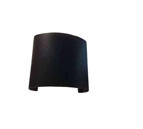 2404 WW- BLACK METAL CLIP WALL LAMP