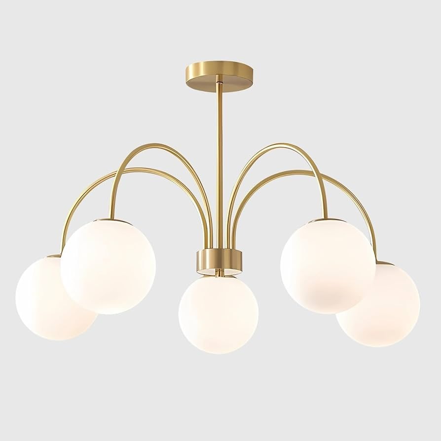 DL61265 GD - MODERN GOLD CHANDELIER 