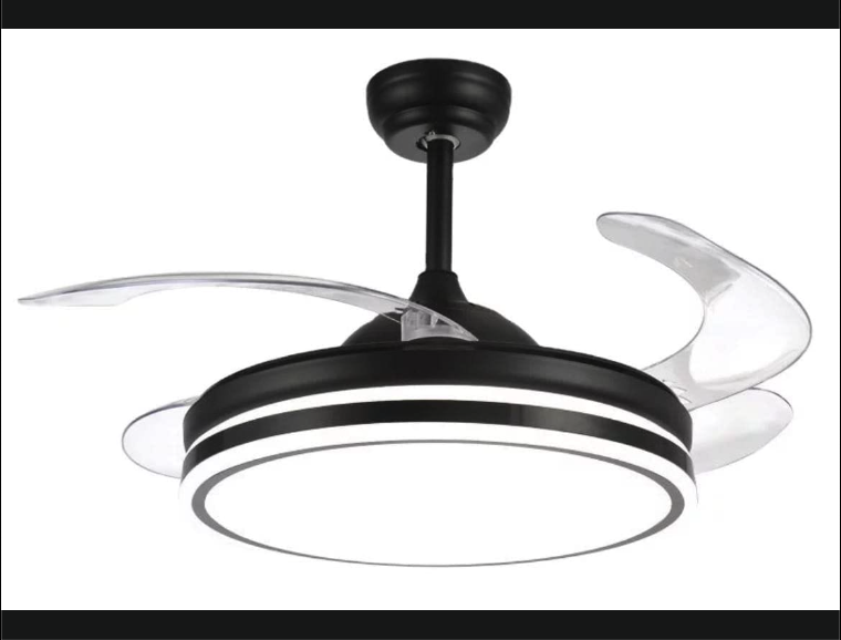 FL2010 BK- MORDEN LED CEILING FAN AND LIGHT