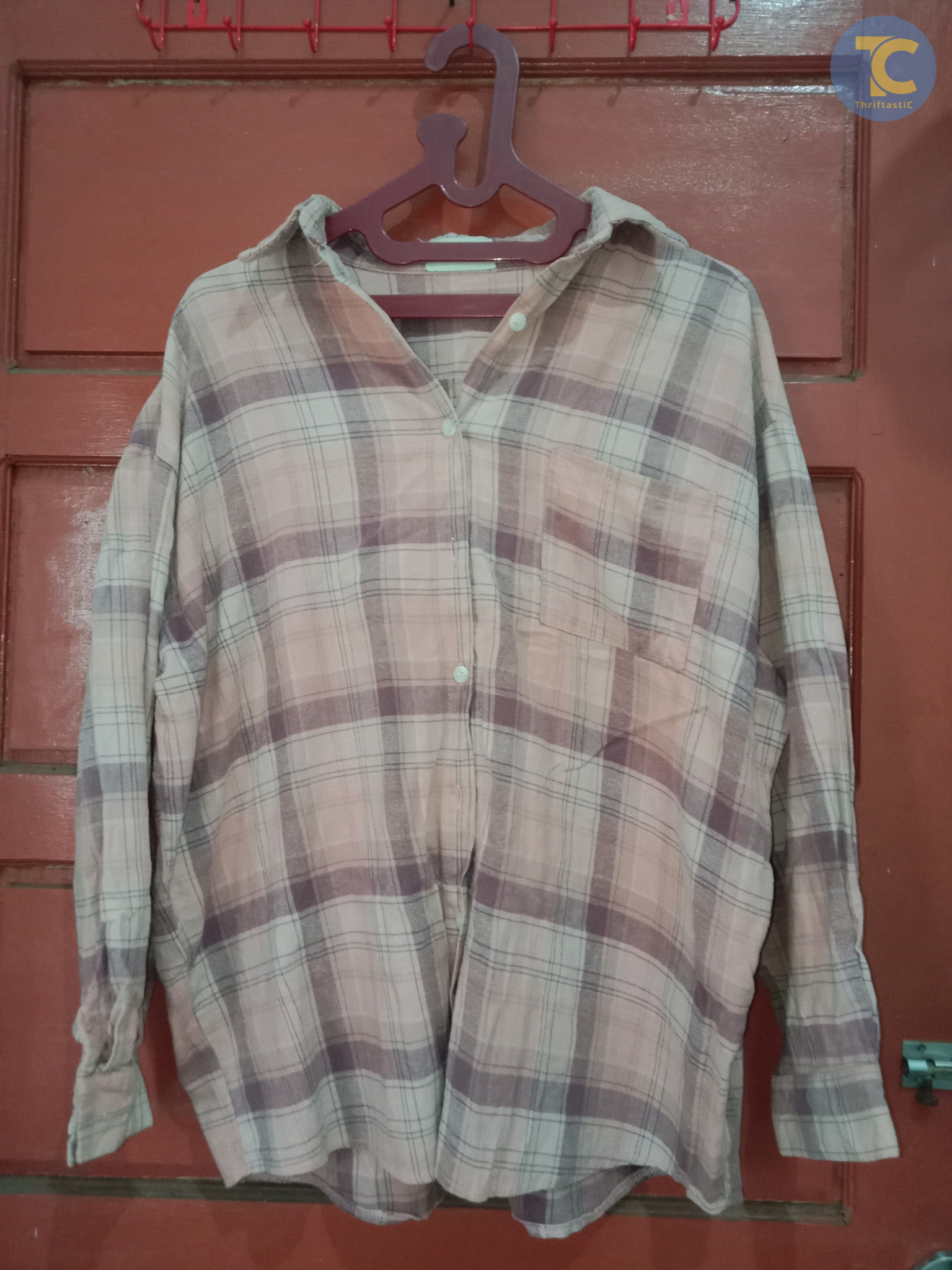 Kemeja Motif kotak kotak