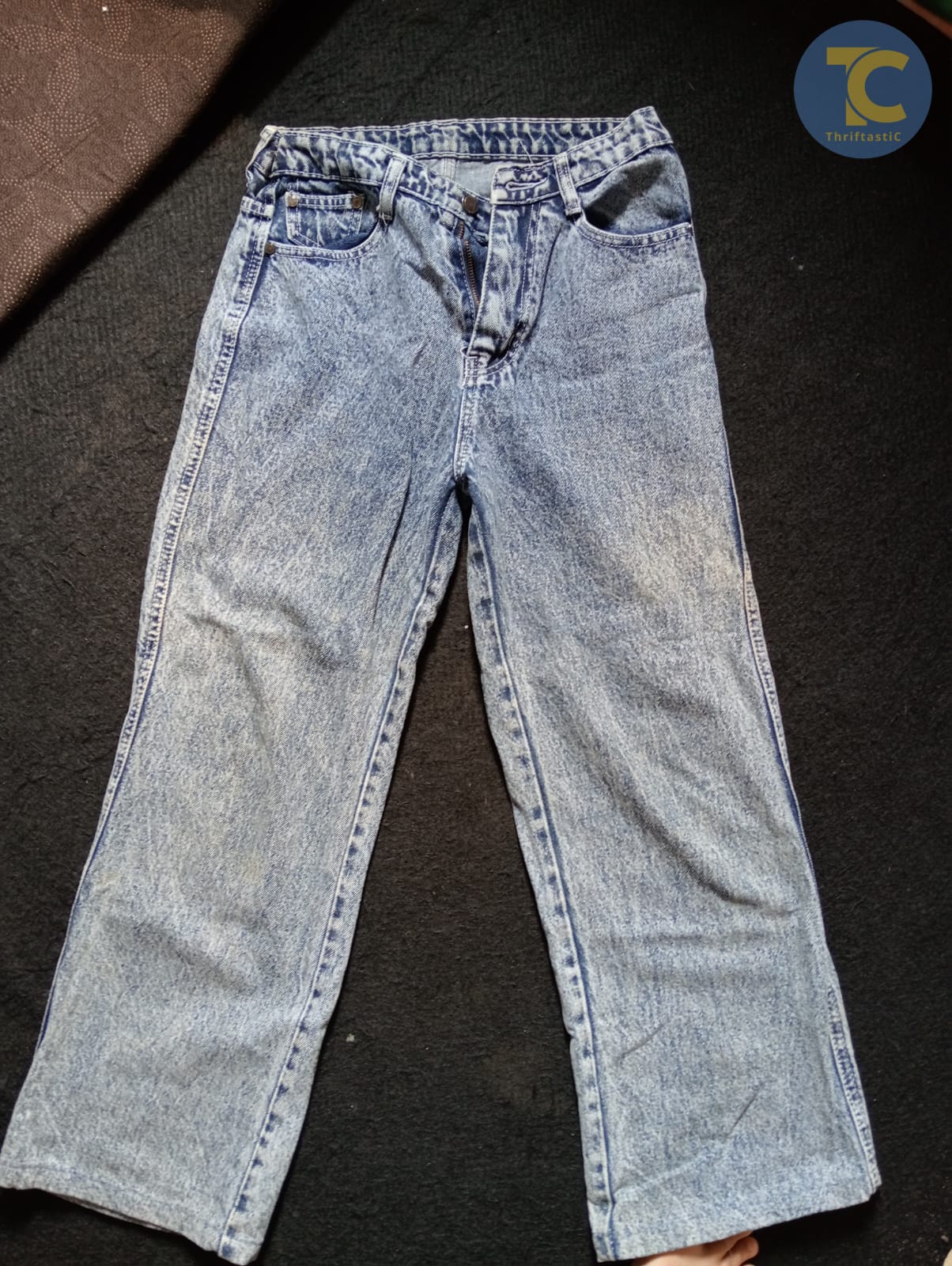 celana jeans jiniso light blue 