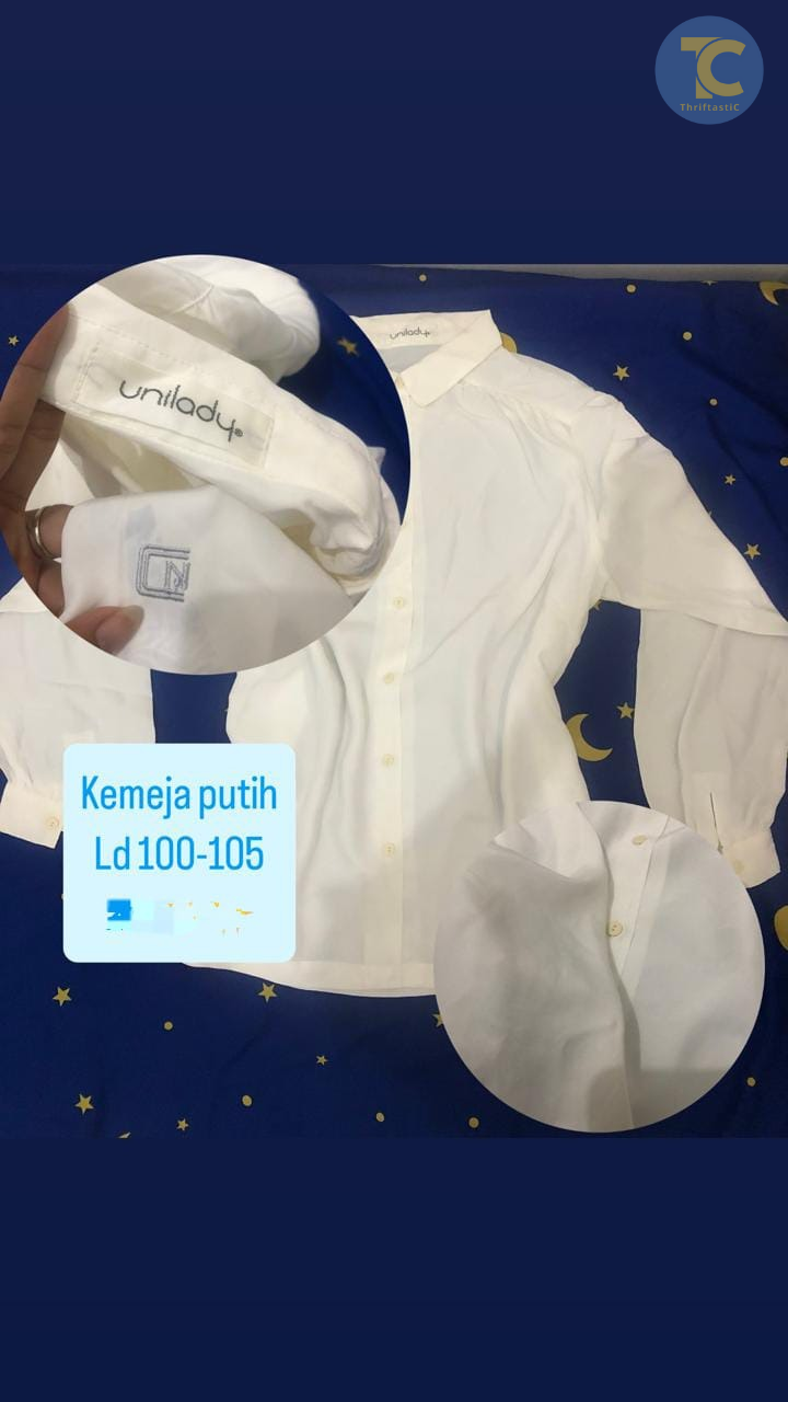 Kemeja Putih Unilady