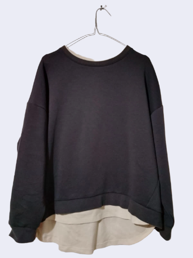 Sweater oversized hitam