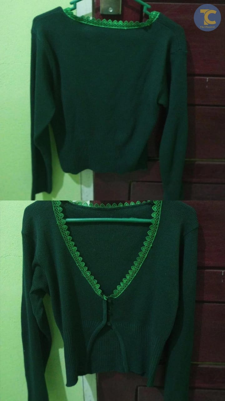 Cardigan Hijau