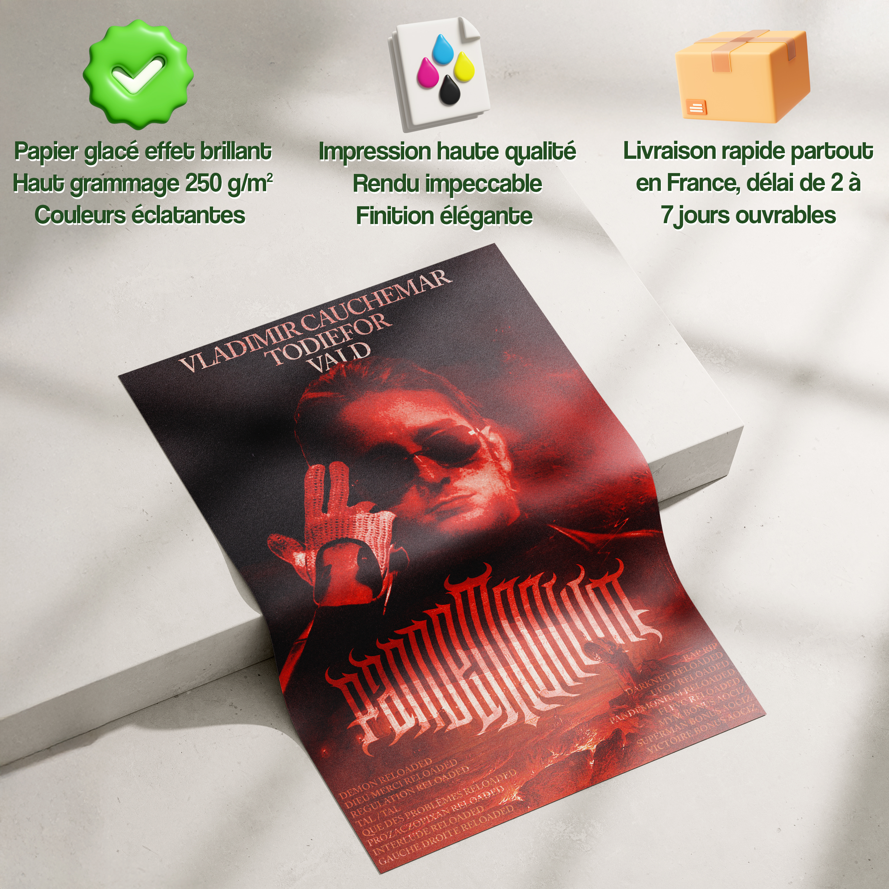 Poster Vald  "PANDEMONIUM"