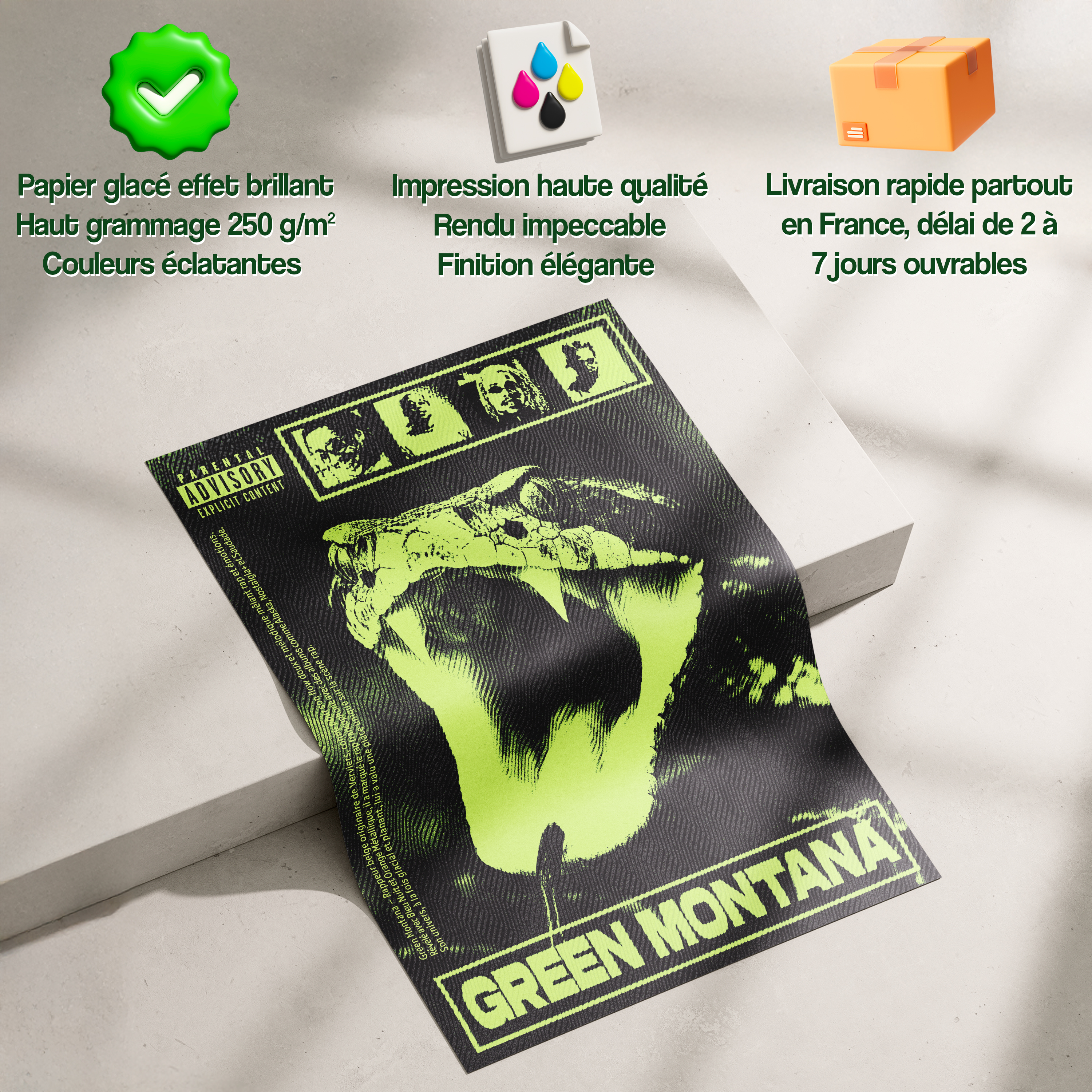 Poster Green Montana