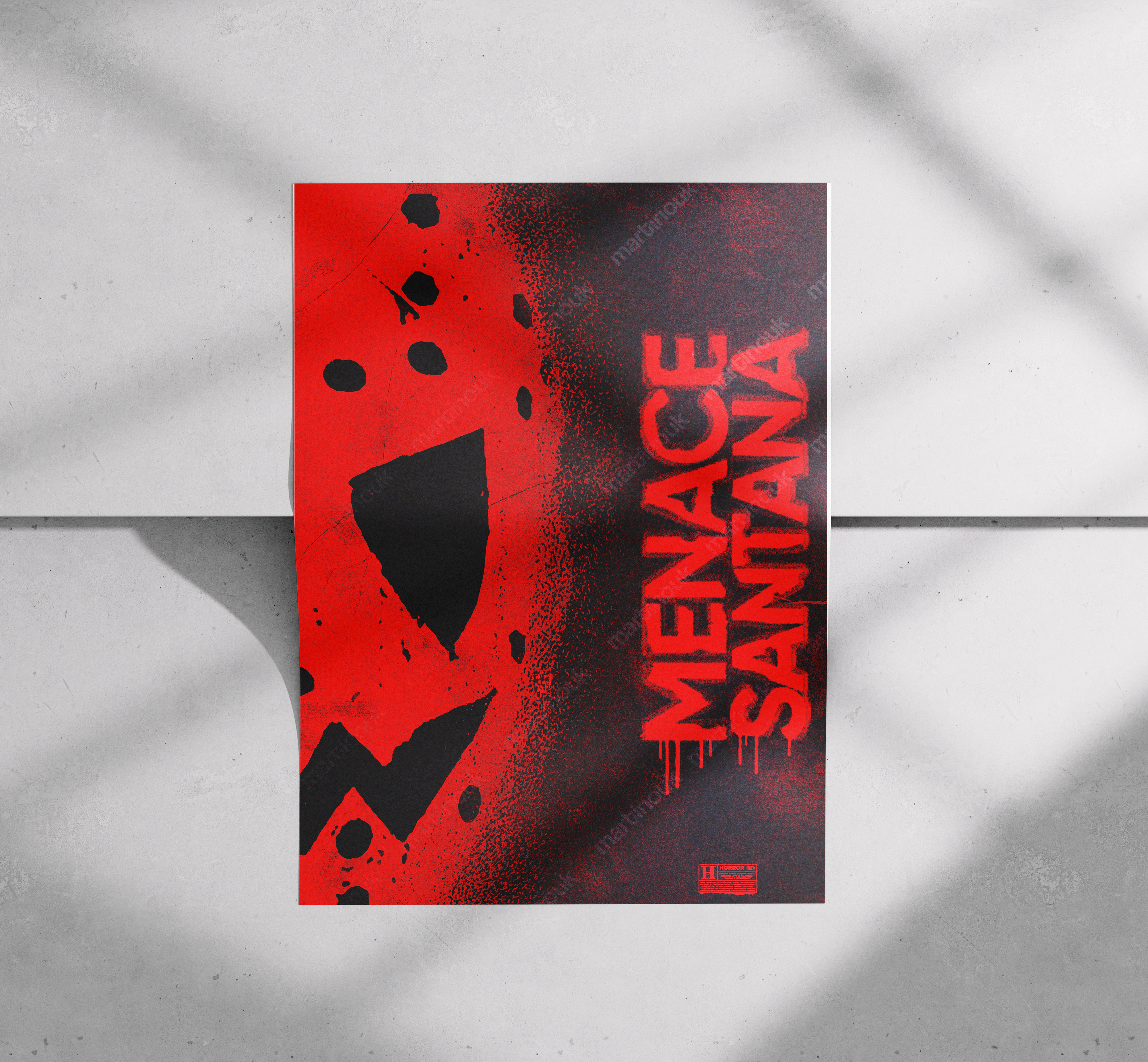 Poster menace Santana