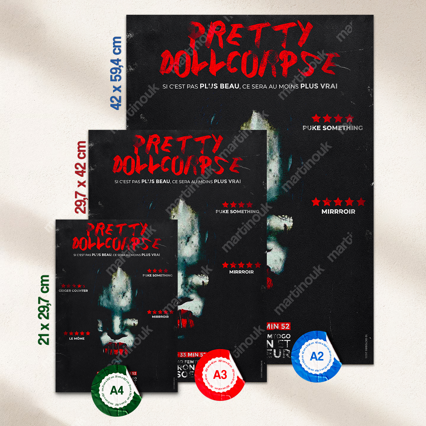 Poster "PRETTY DOLLCORPSE"