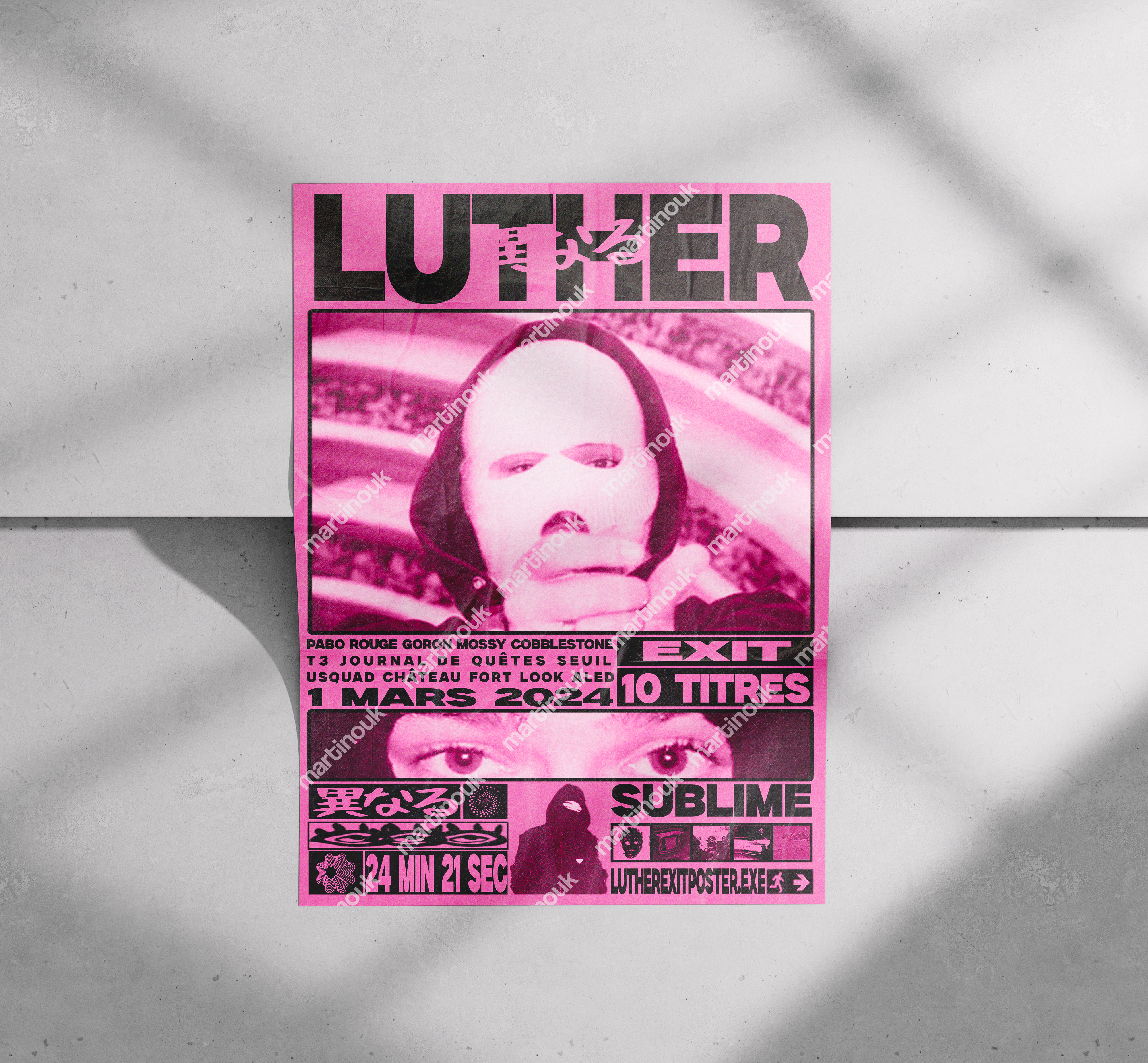 Poster Luther  "EXIT"