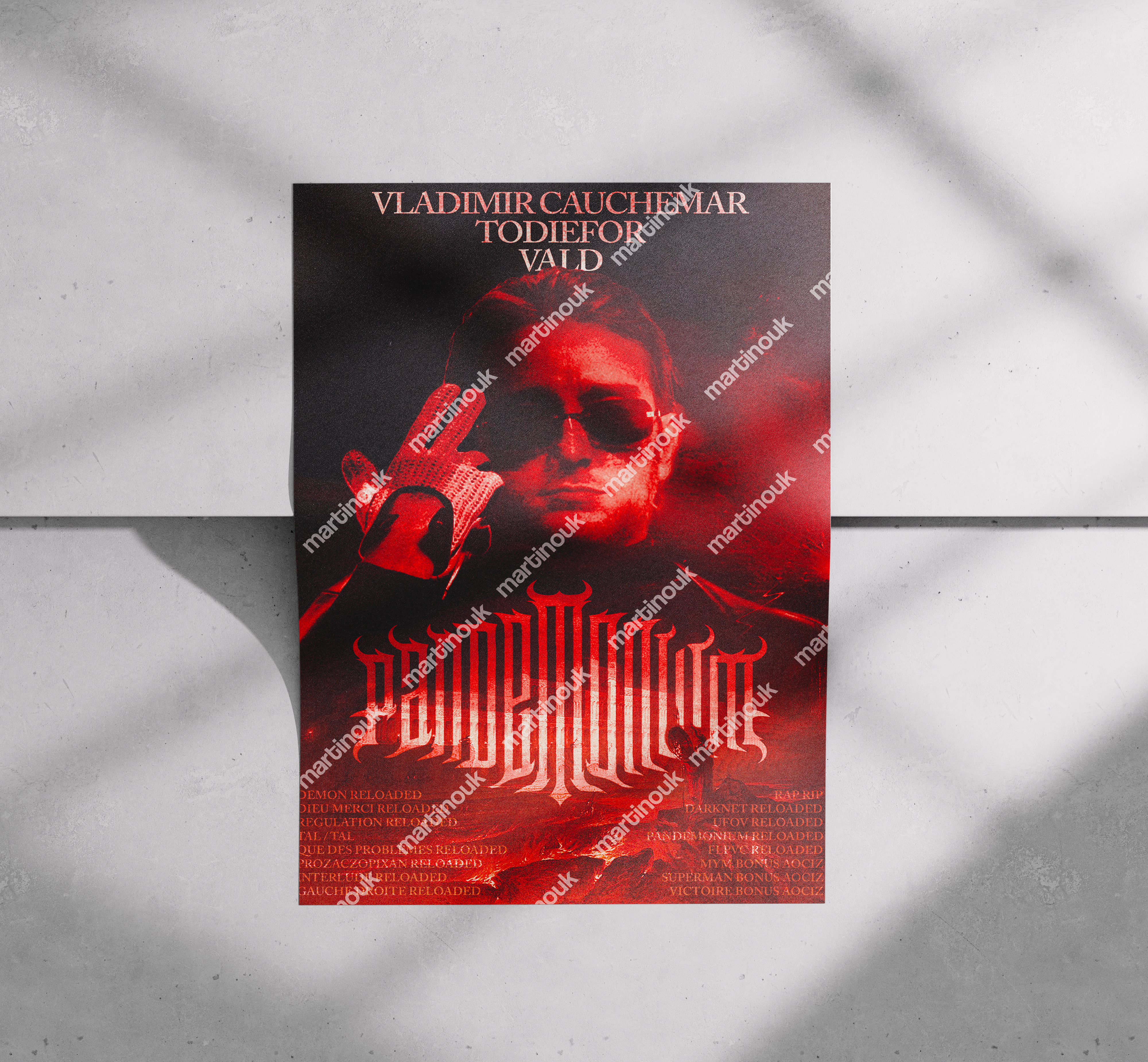Poster Vald  "PANDEMONIUM"