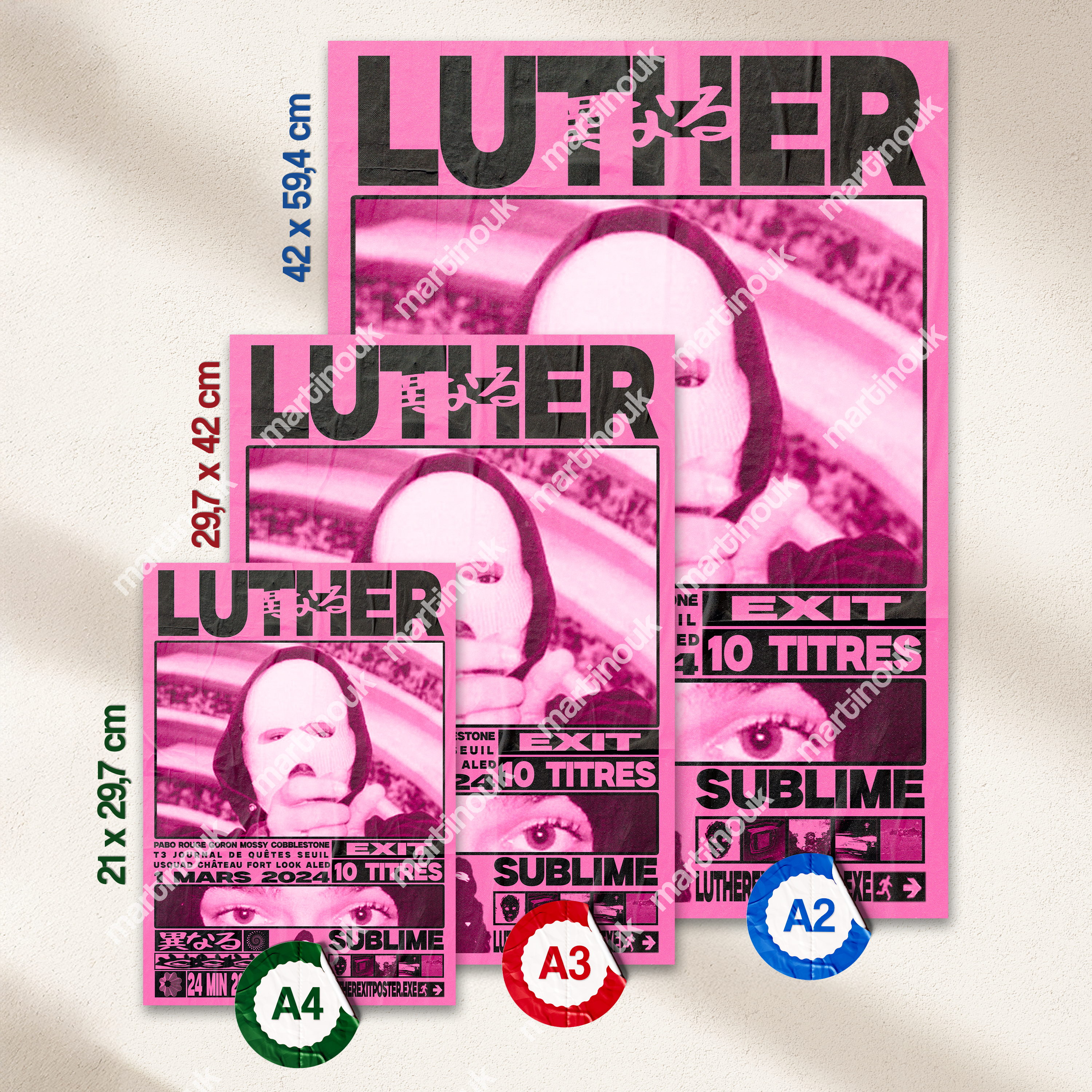 Poster Luther  "EXIT"