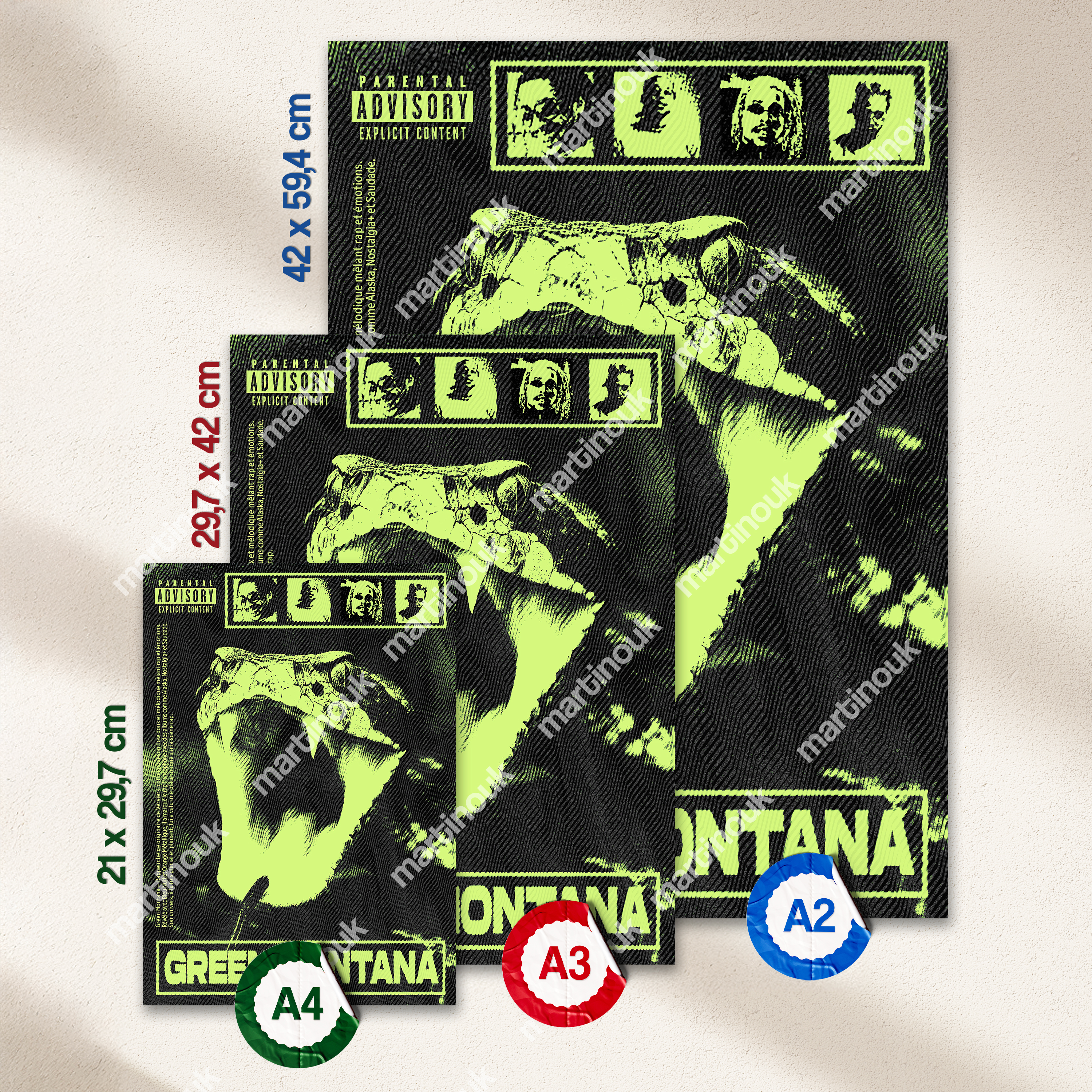 Poster Green Montana