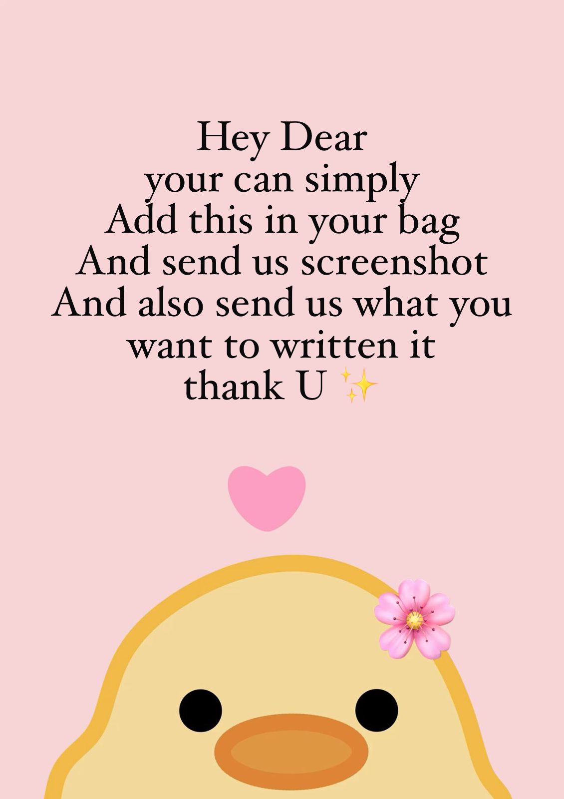 Personalised Heartfelt Note