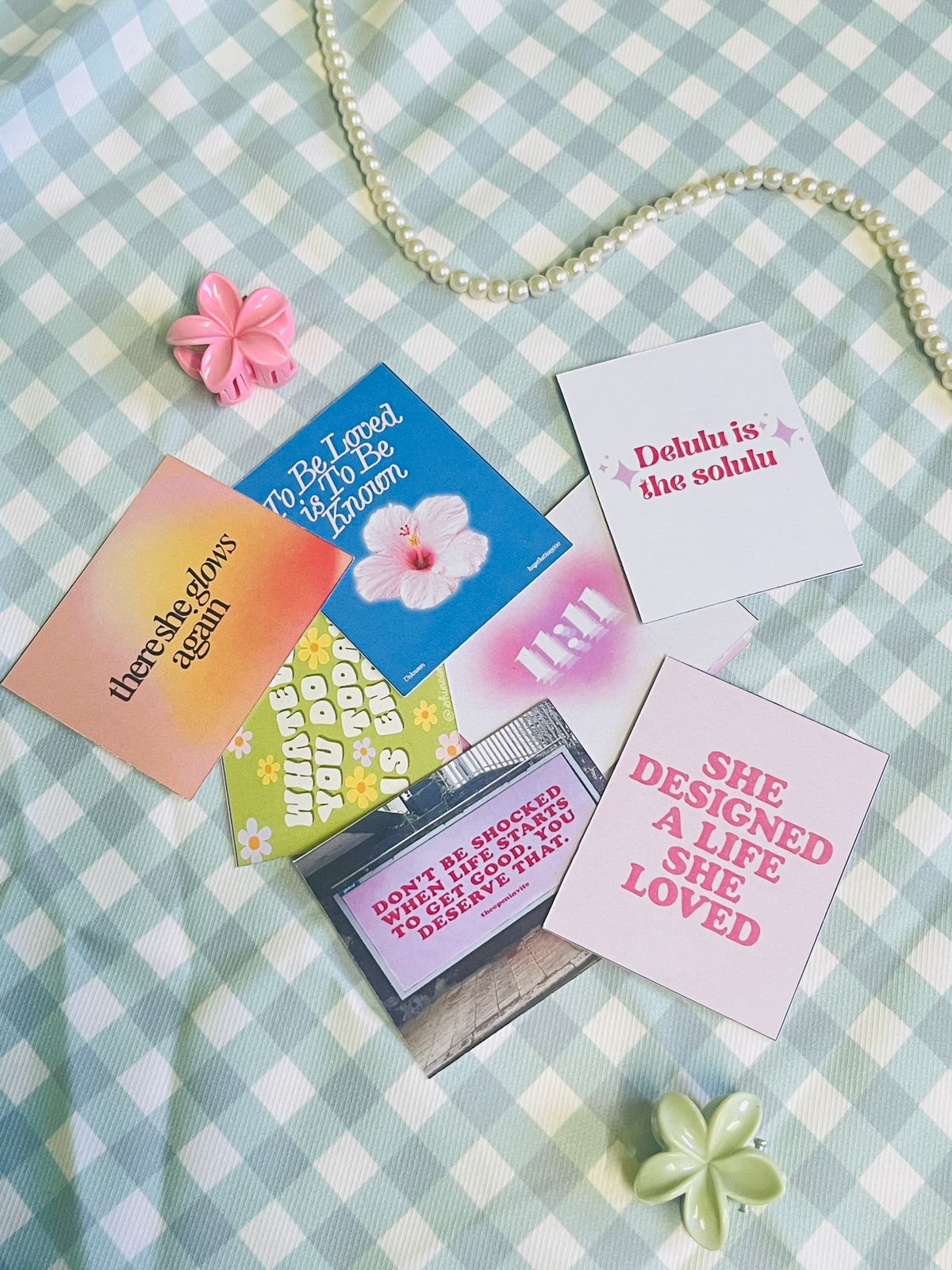 Cute Affirmation Cards 50 pice 