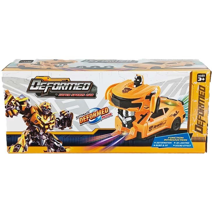 Robot transformable amarillo